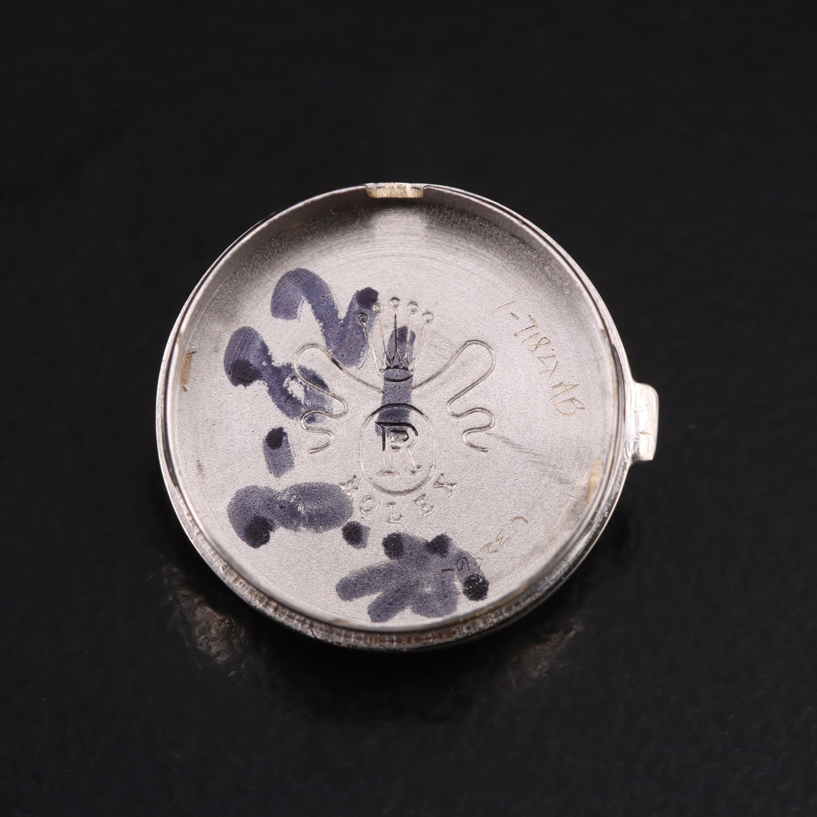 Rolex 14K Diamond Stem Wind Watch