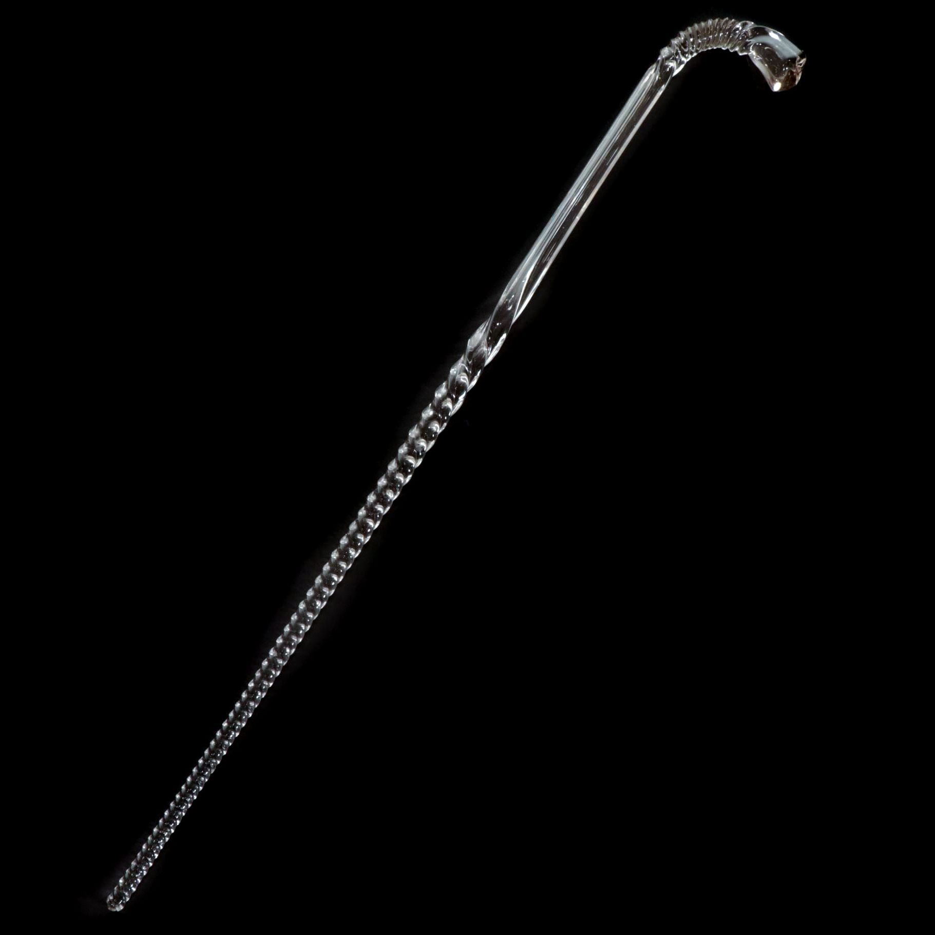 Blown Glass Ceremonial Parade Cane, Late 19th Century