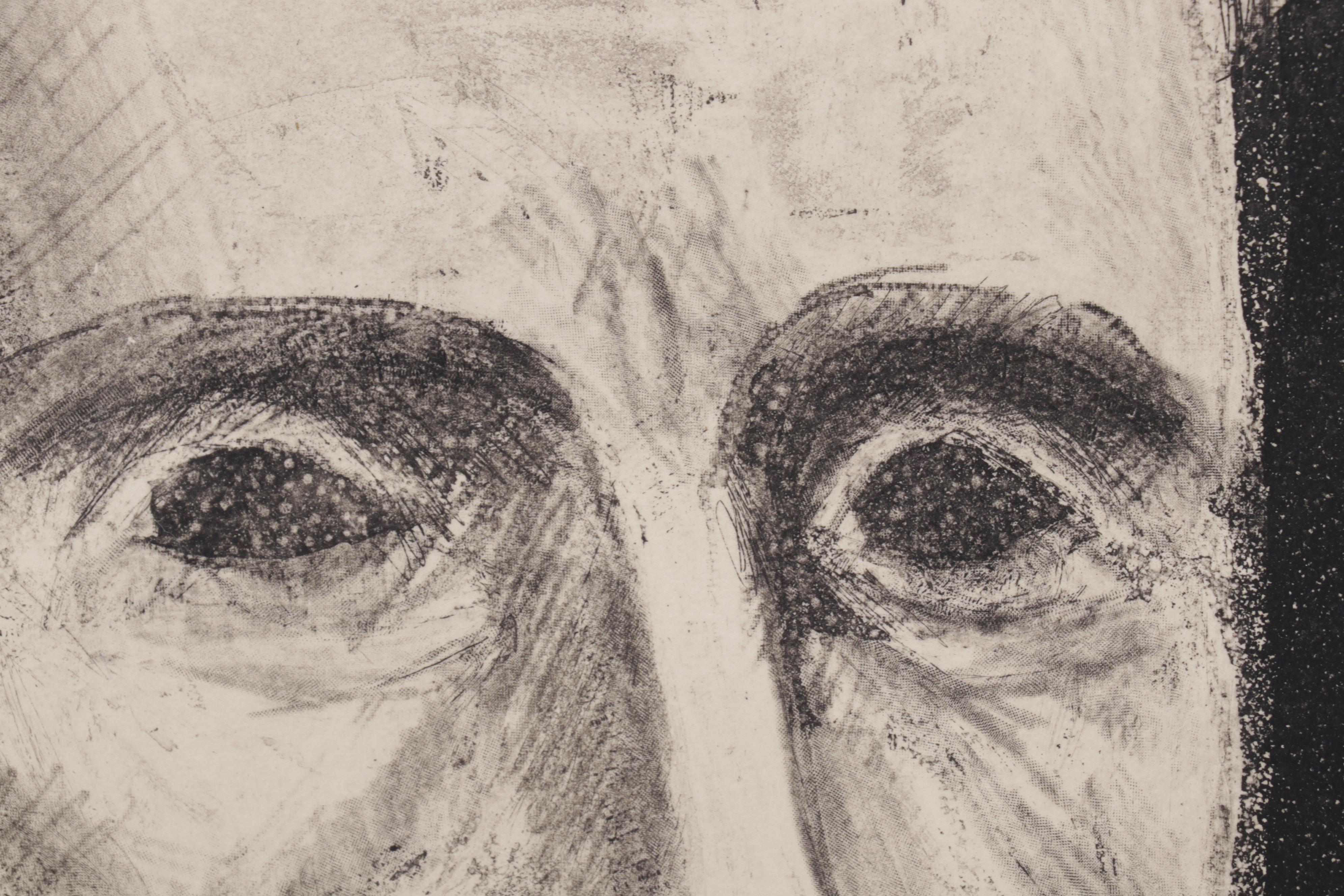 Sidney Chafetz Etching "George Orwell," 1984