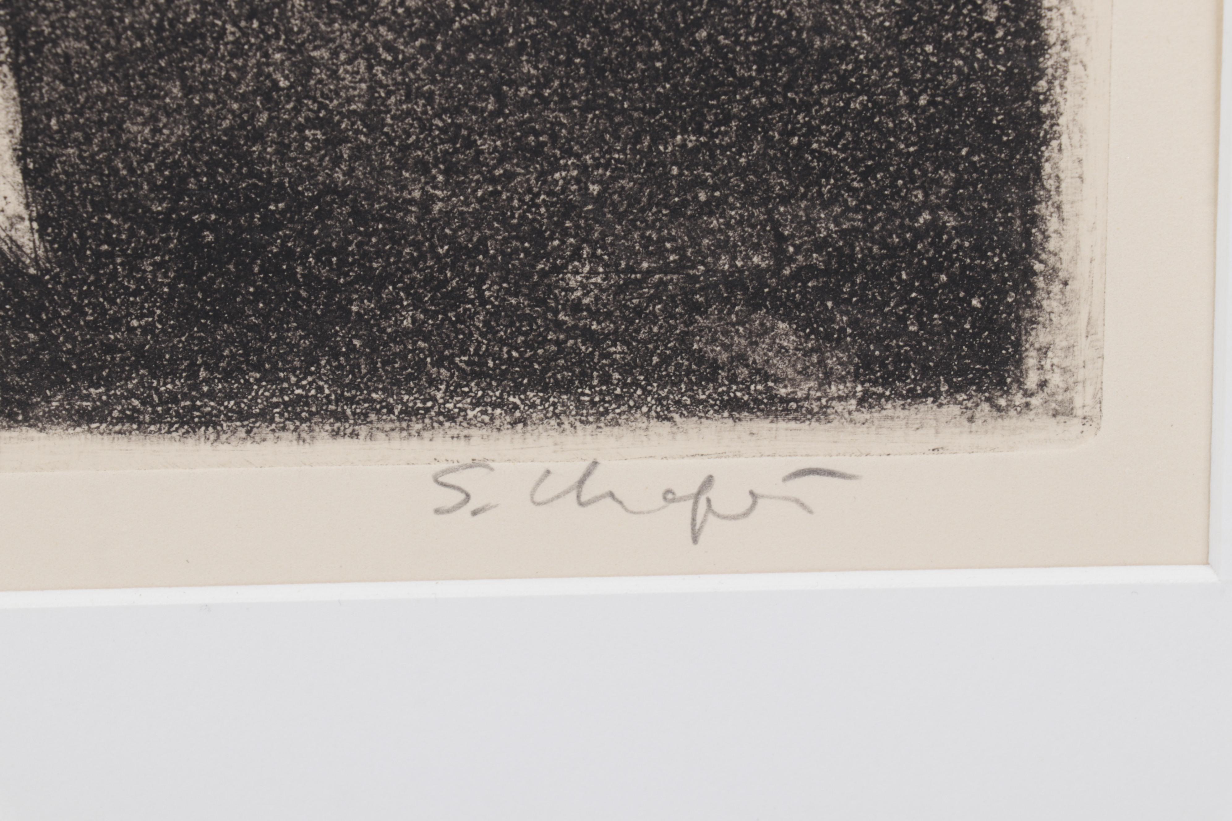 Sidney Chafetz Etching "George Orwell," 1984