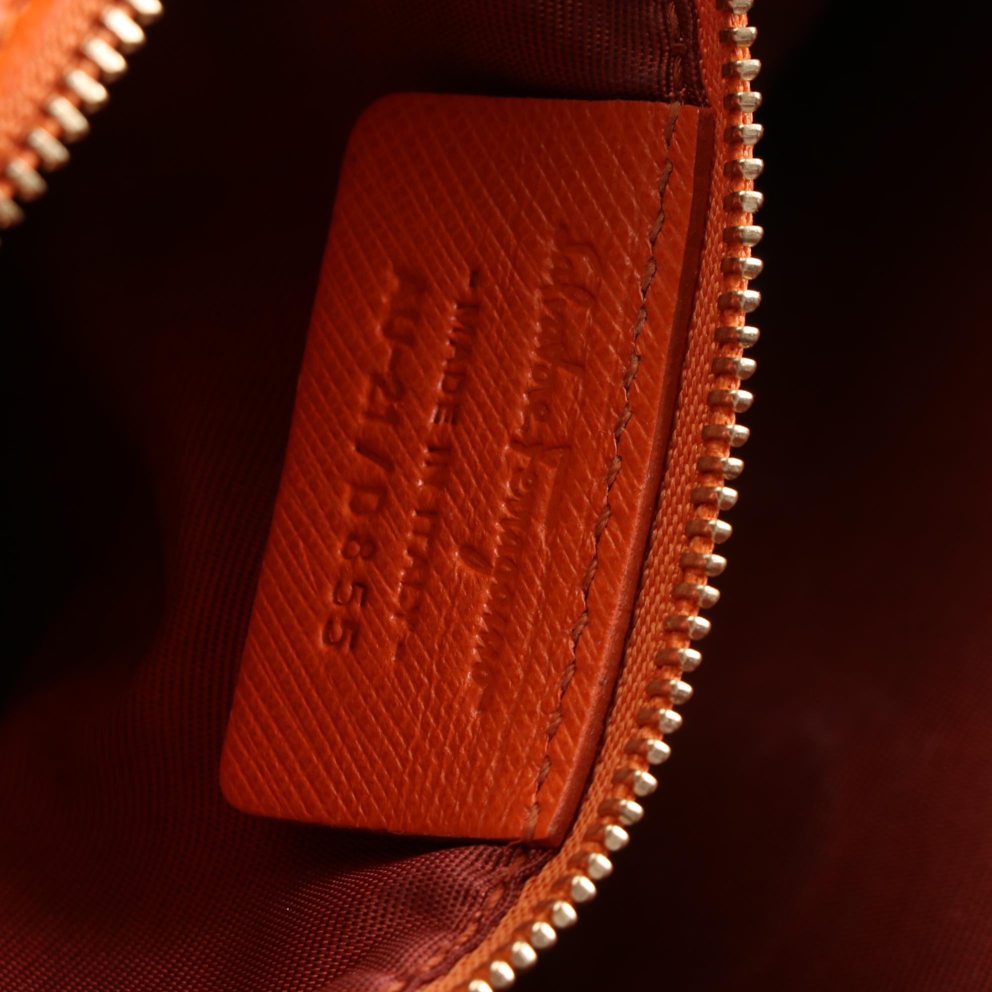 Salvatore Ferragamo Vara Bow Flap Bag in Textured Leather