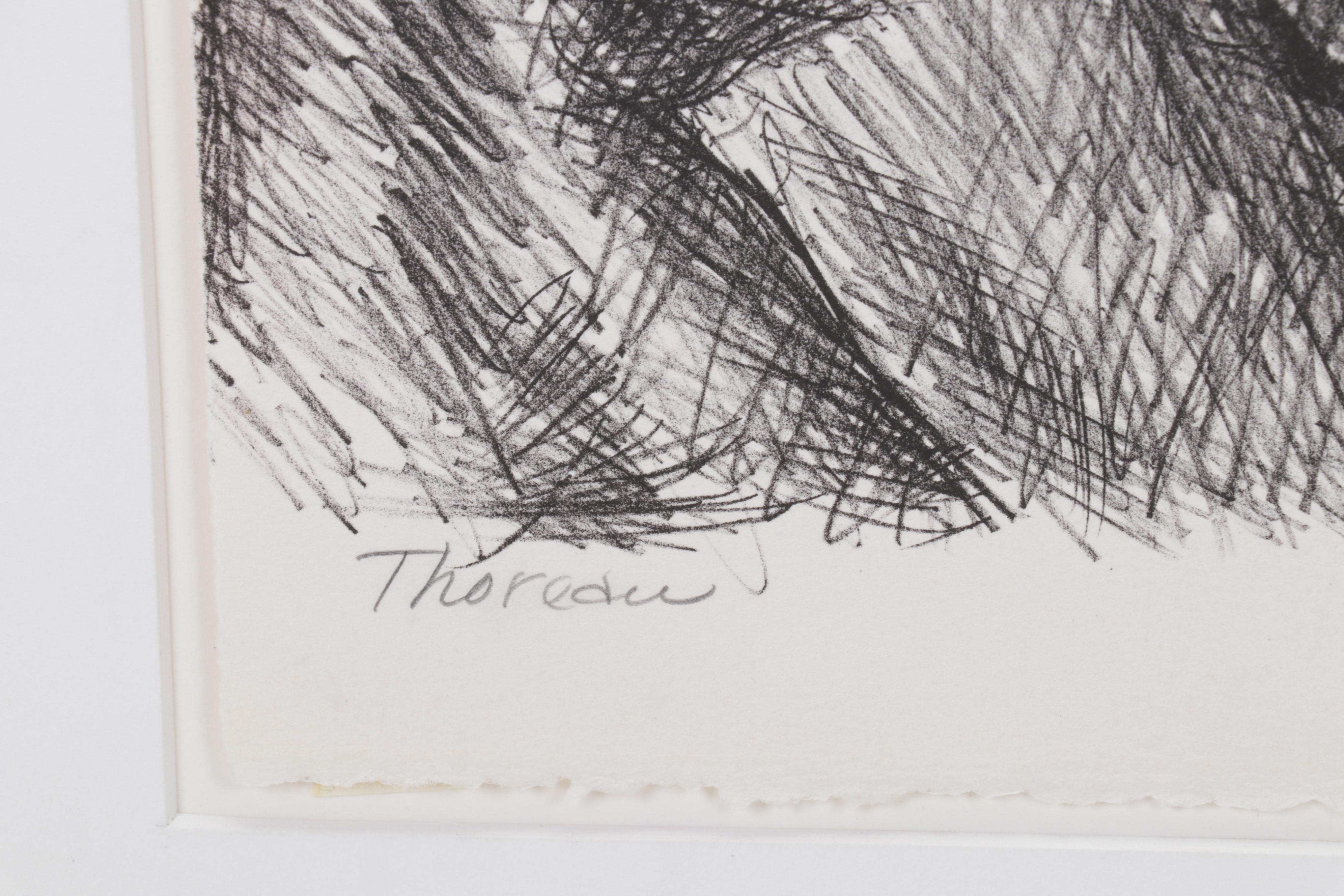 Sidney Chafetz Lithograph "Thoreau," 1978