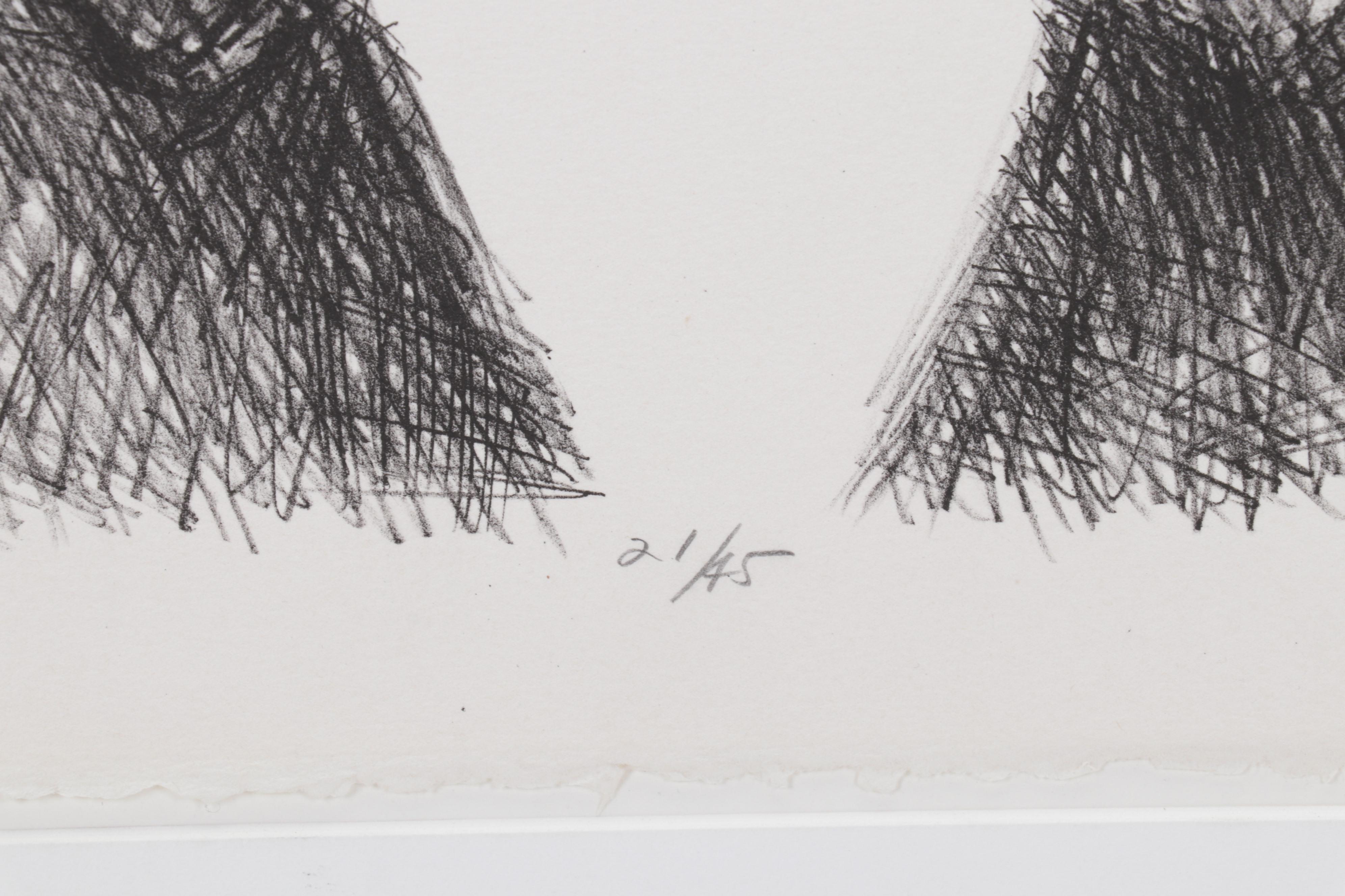 Sidney Chafetz Lithograph "Thoreau," 1978