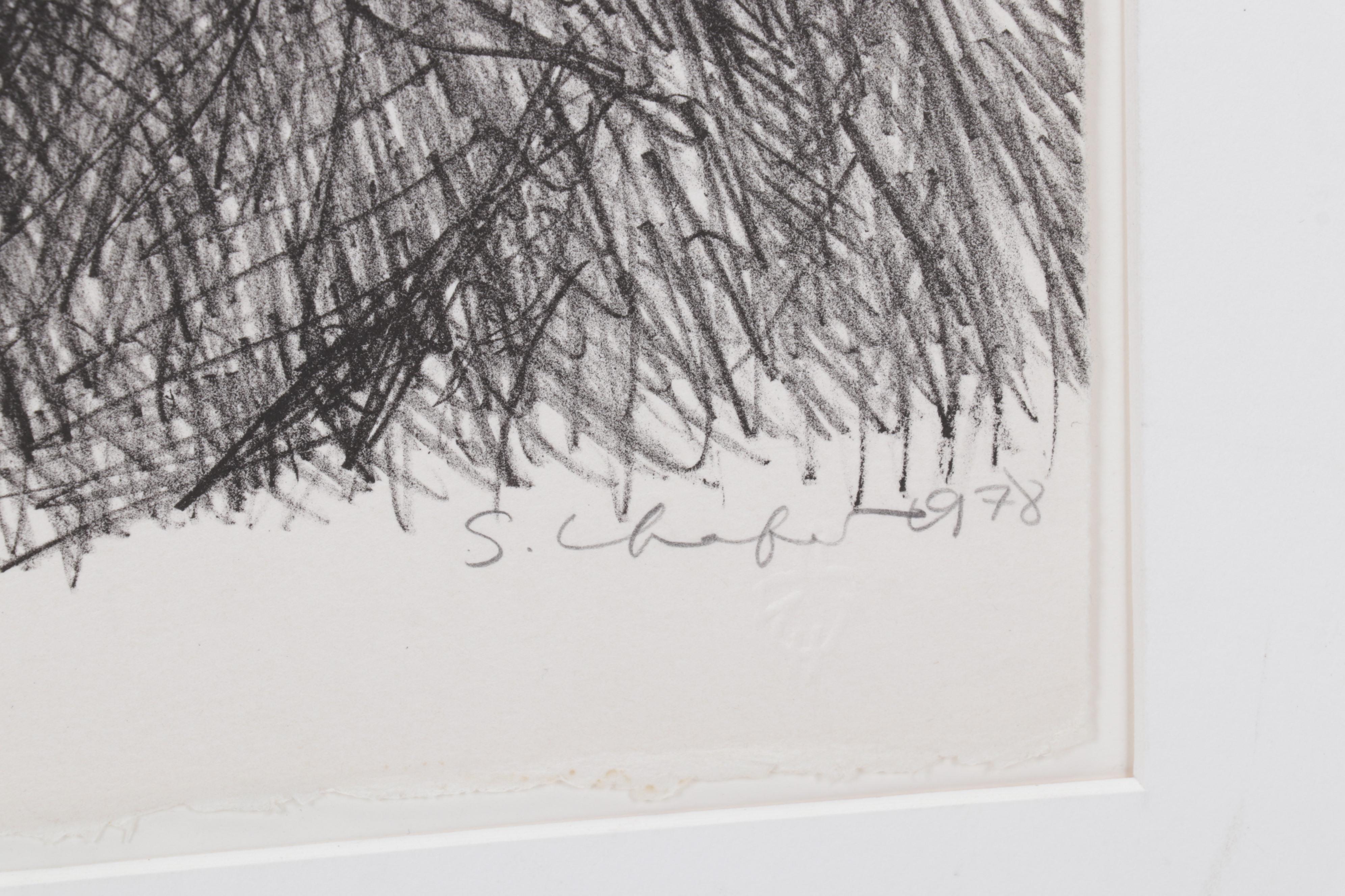 Sidney Chafetz Lithograph "Thoreau," 1978