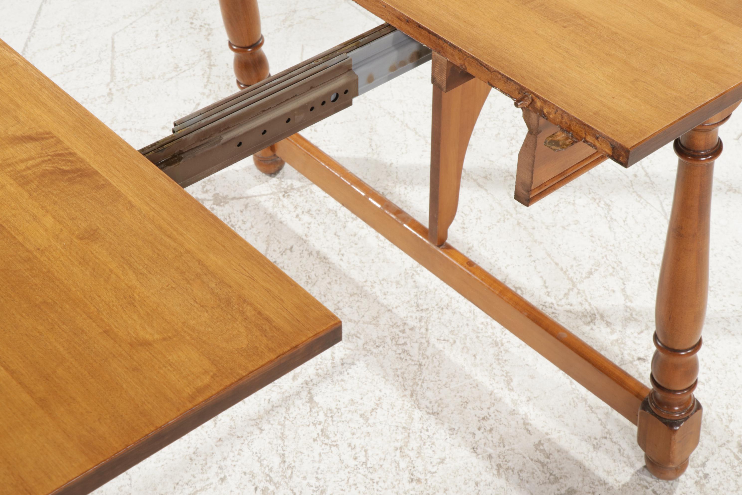 Maple Drop Leaf Dining Table, Late 20th Century