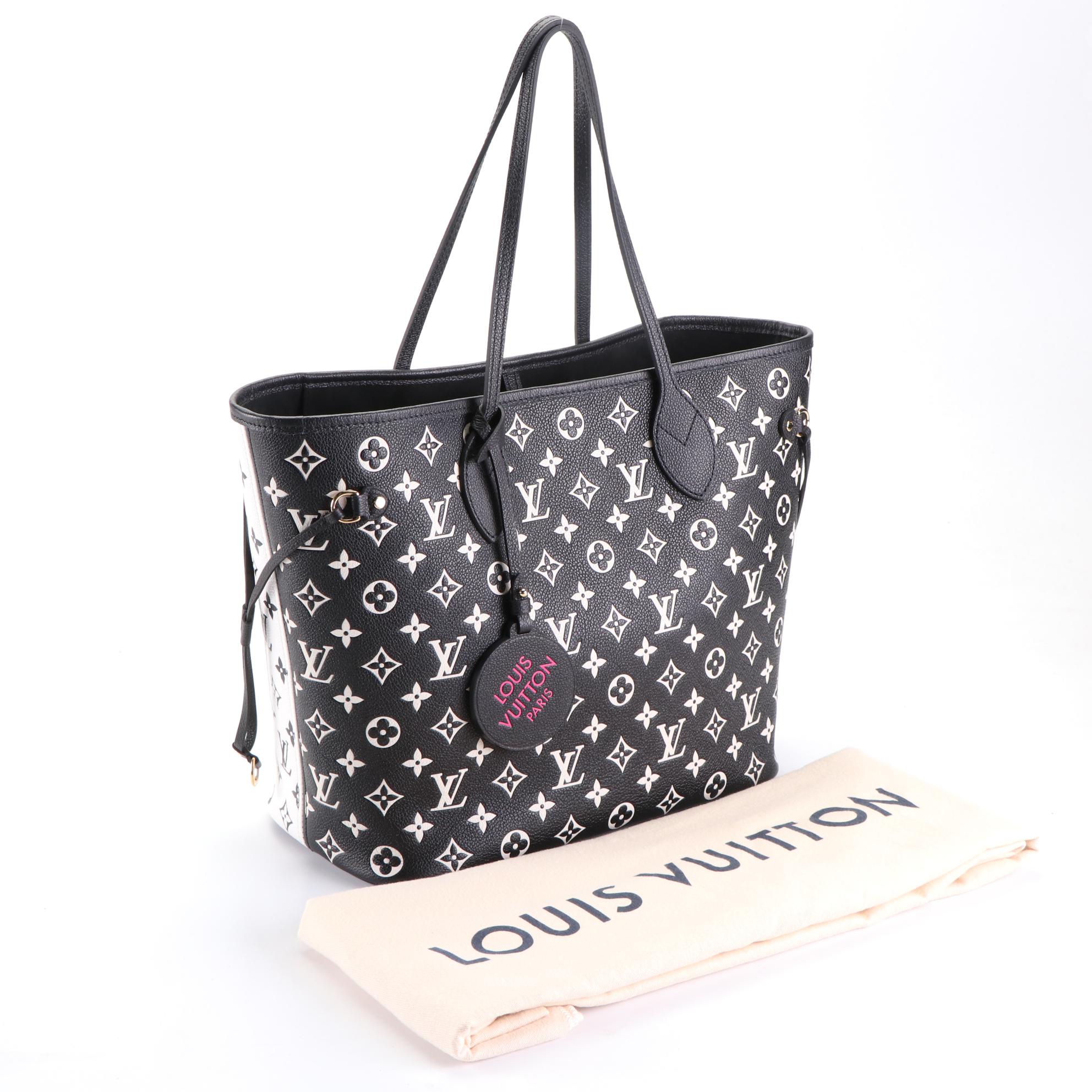 Louis Vuitton Spring in the City Neverfull MM Monogram Empreinte Leather w/Box