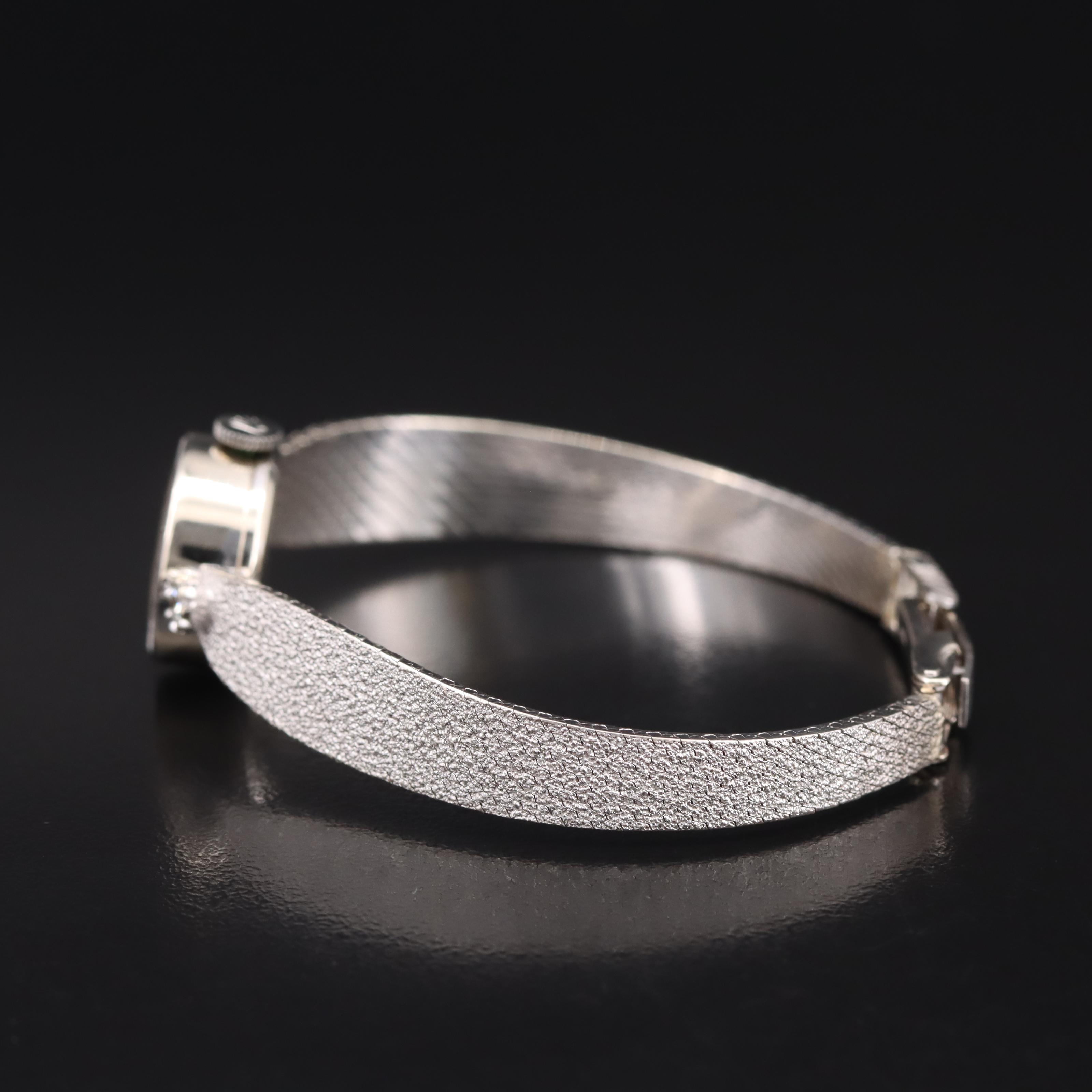 Rolex 14K Diamond Stem Wind Watch