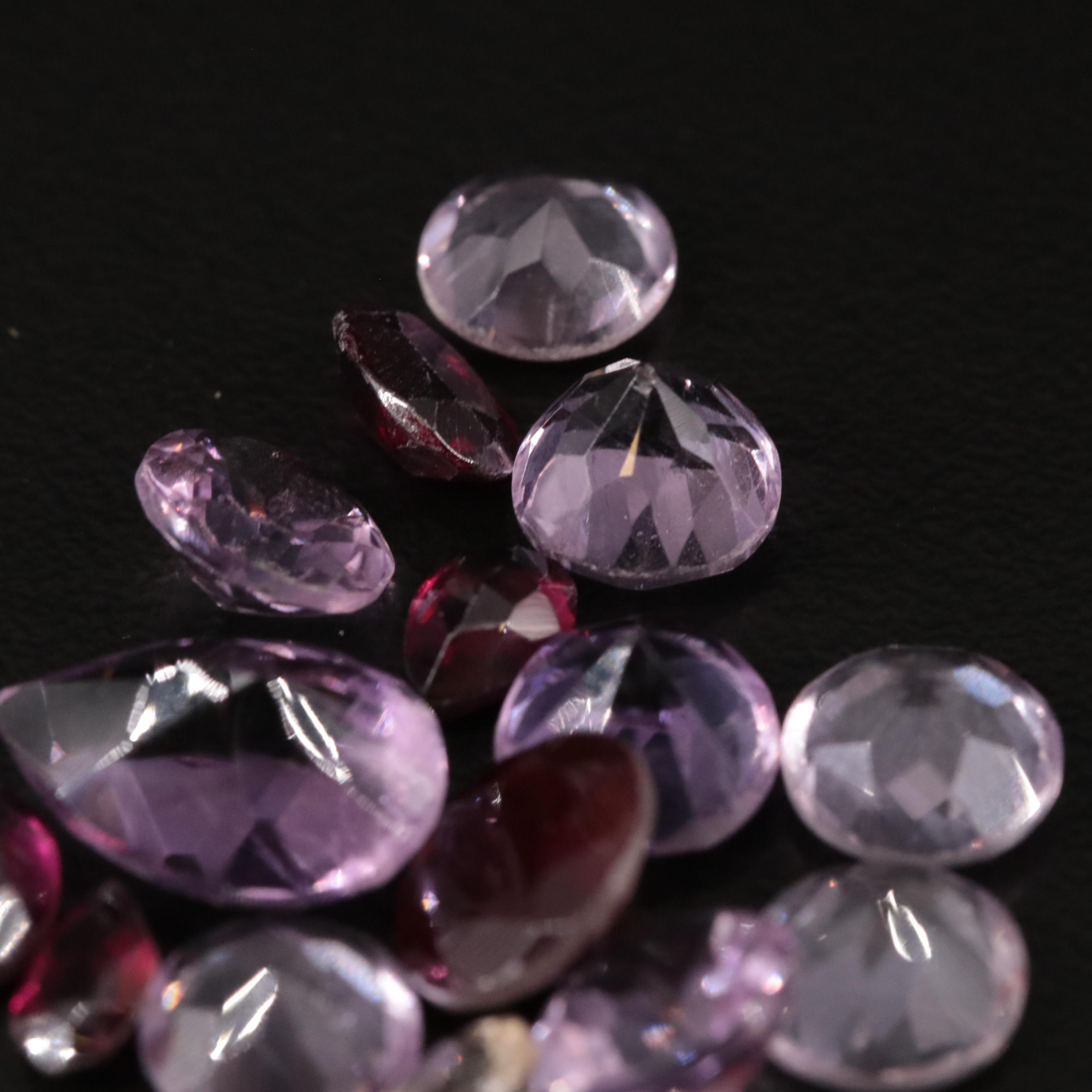 Loose 20.45 CTW Amethyst, Garnet and Citrine Lot