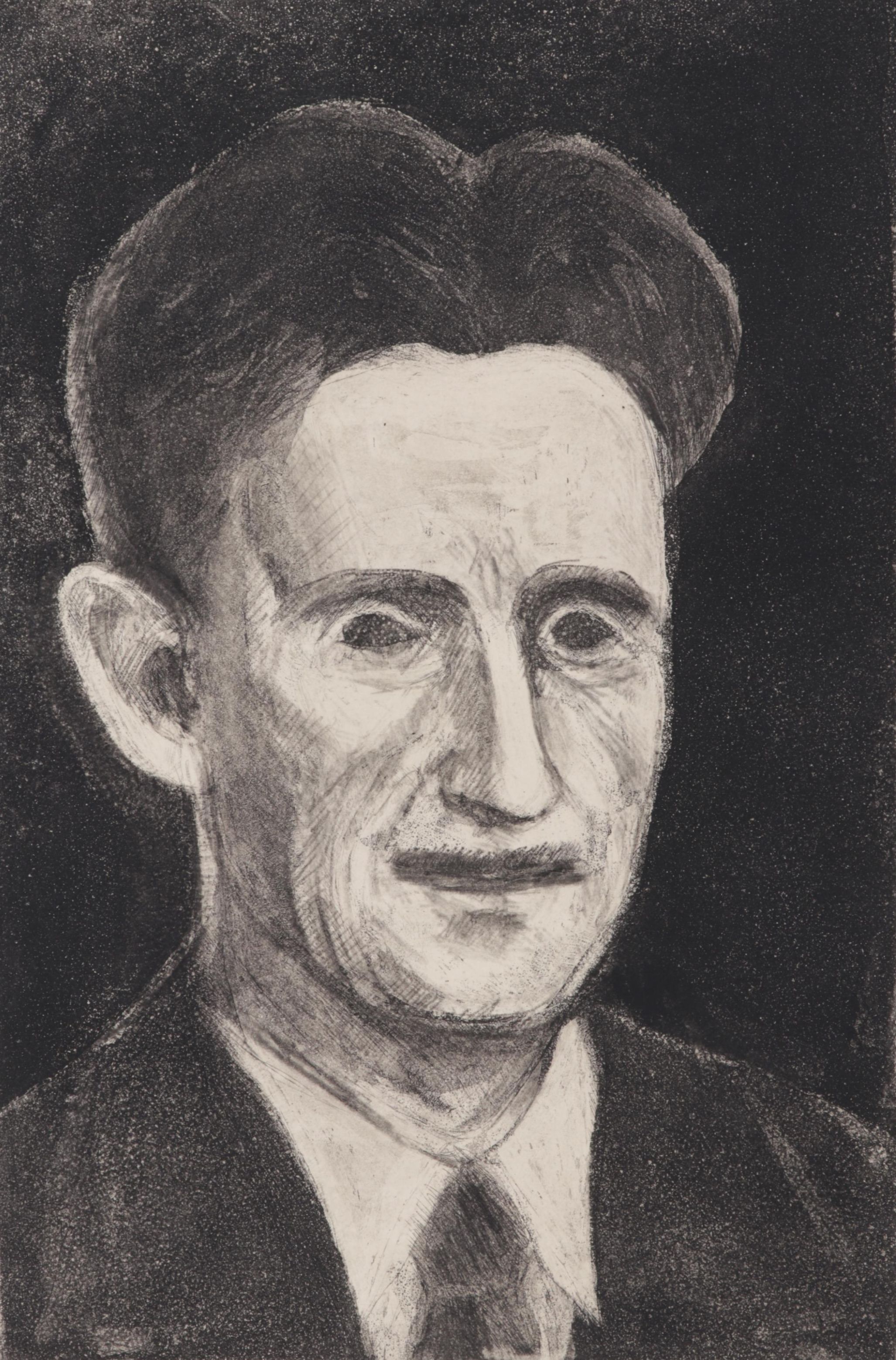 Sidney Chafetz Etching "George Orwell," 1984