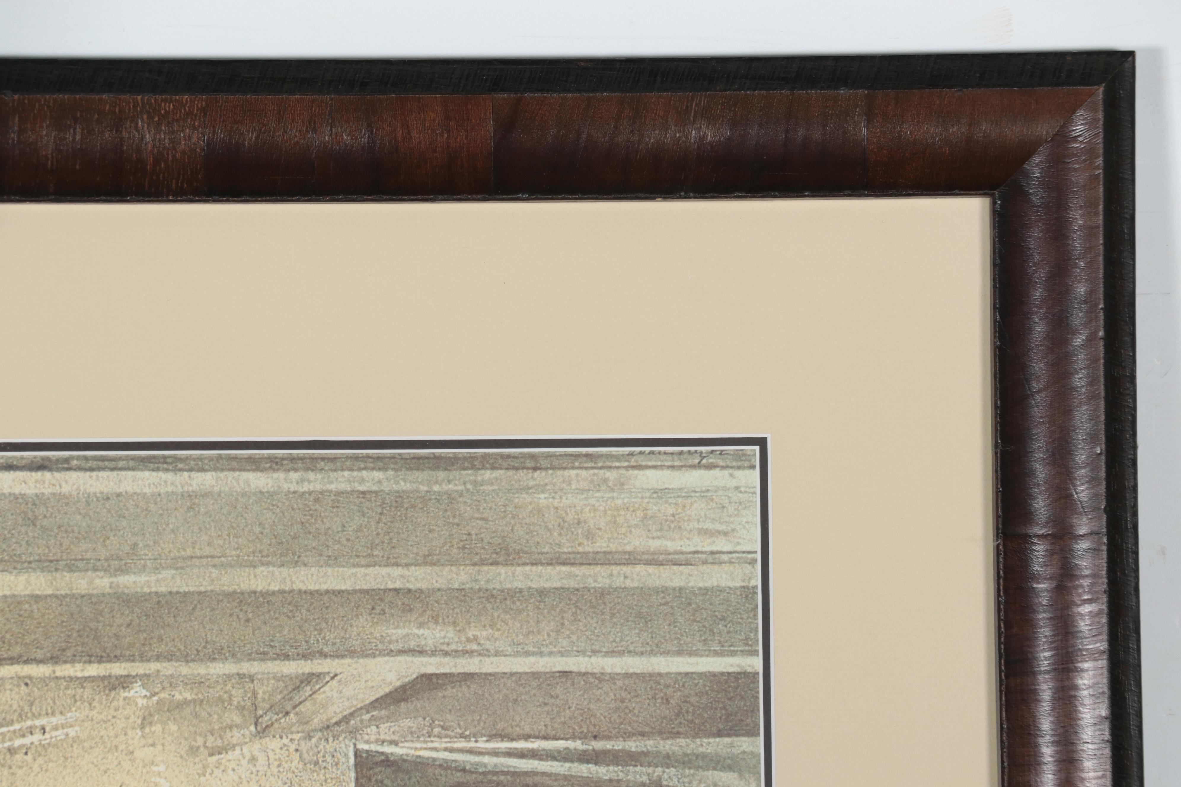 Offset Lithograph After Andrew Wyeth "Big Room"