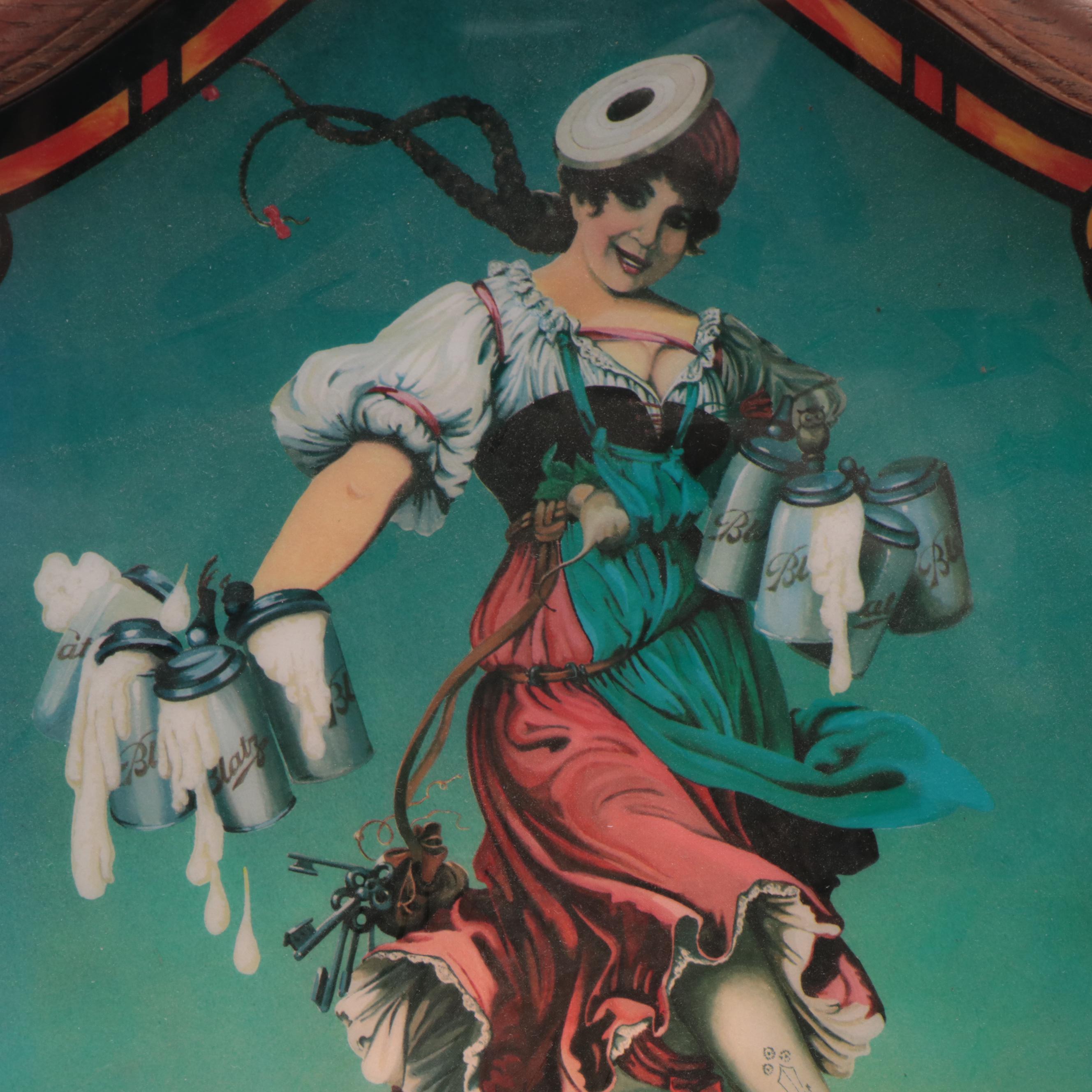 Blatz Beer Plastic Illuminated Advertising Wall Sign, 1984