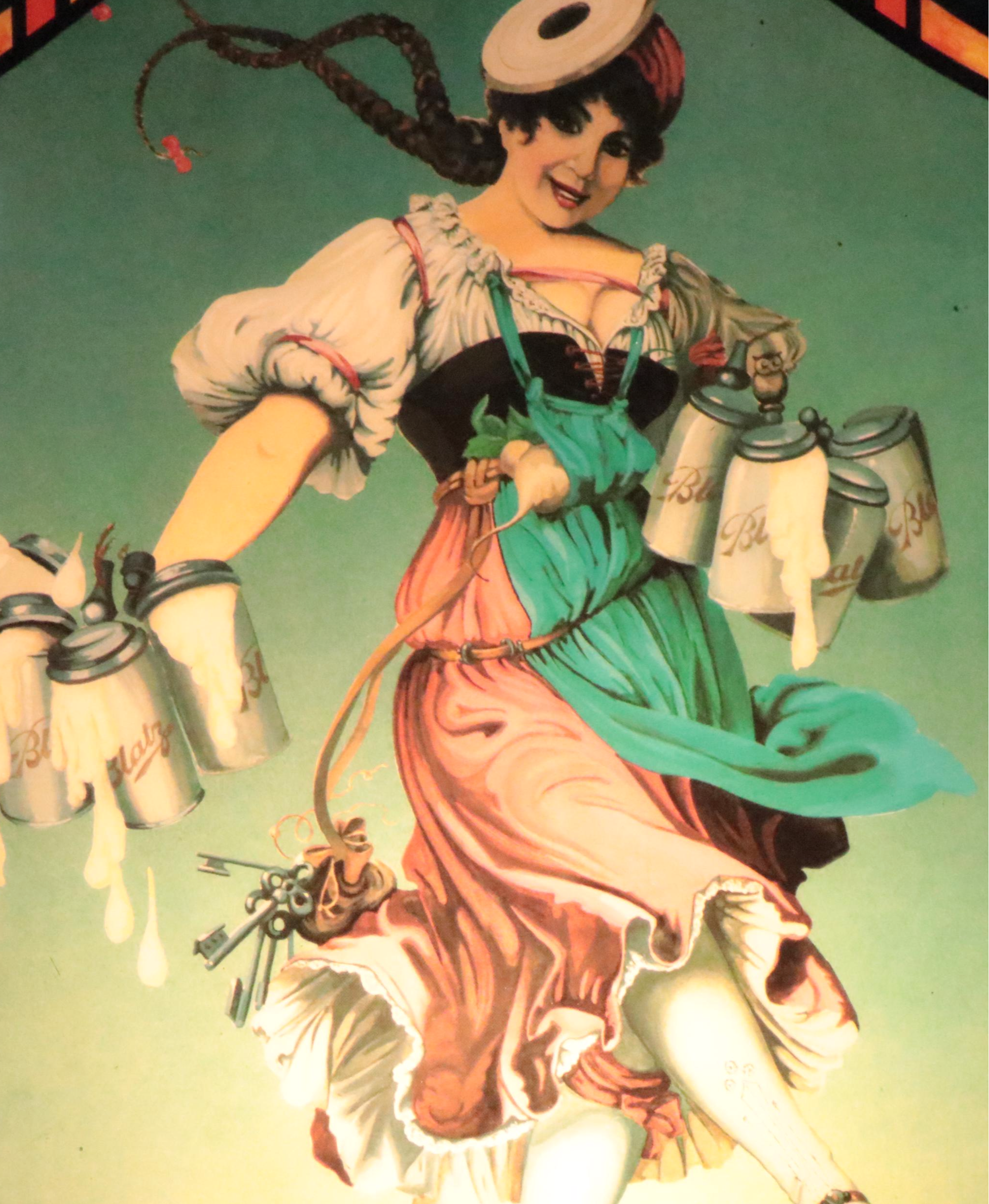 Blatz Beer Plastic Illuminated Advertising Wall Sign, 1984