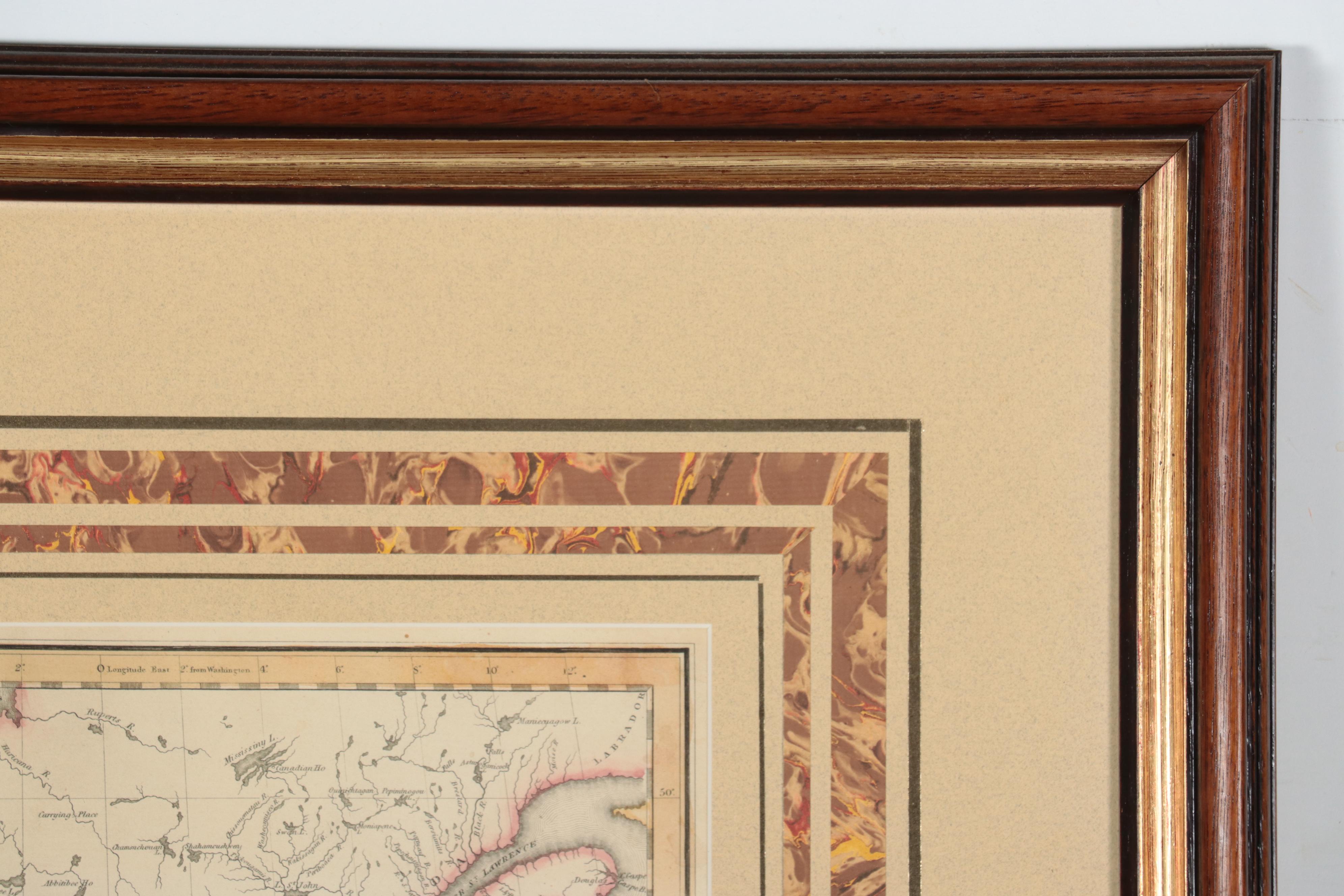 John Melish Hand-Colored Engraving Map "The United States of America," 1818