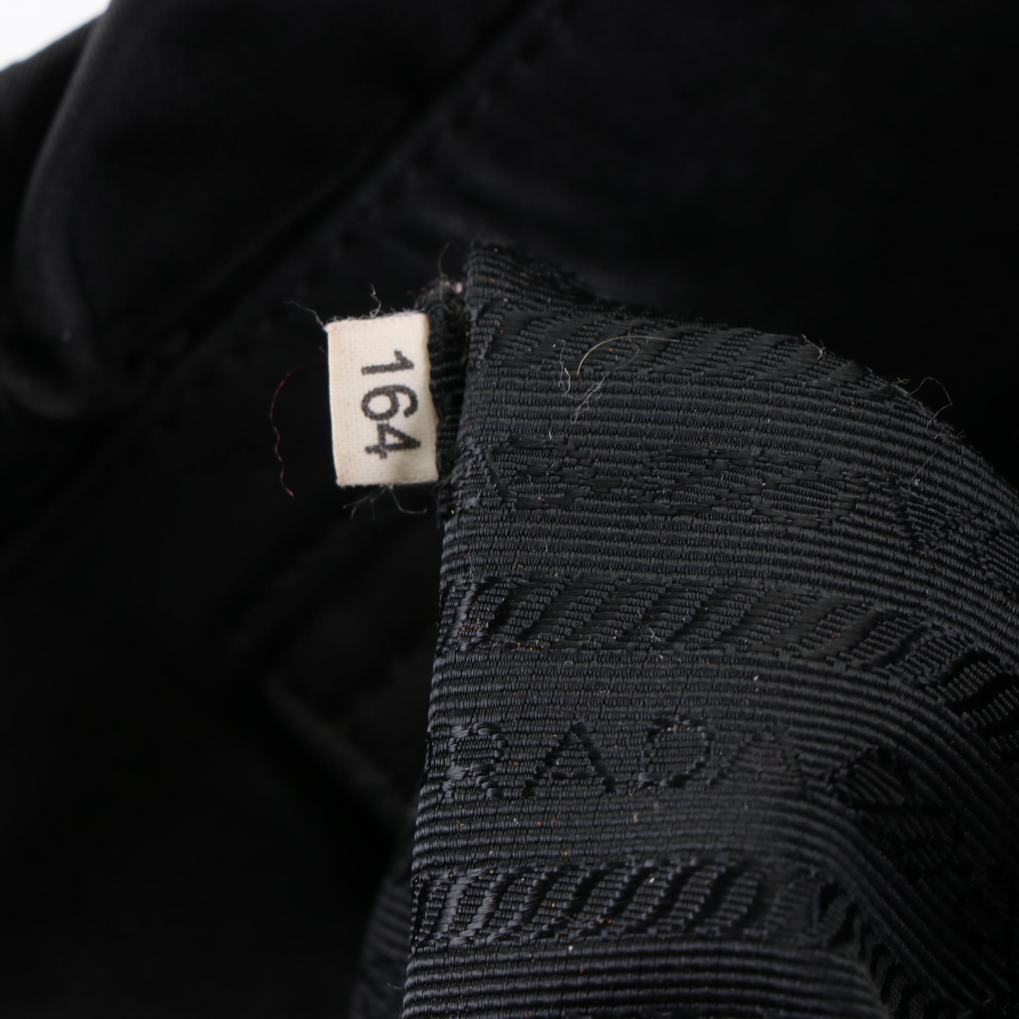 Prada Nylon Ruffle Handbag with Leather Trim