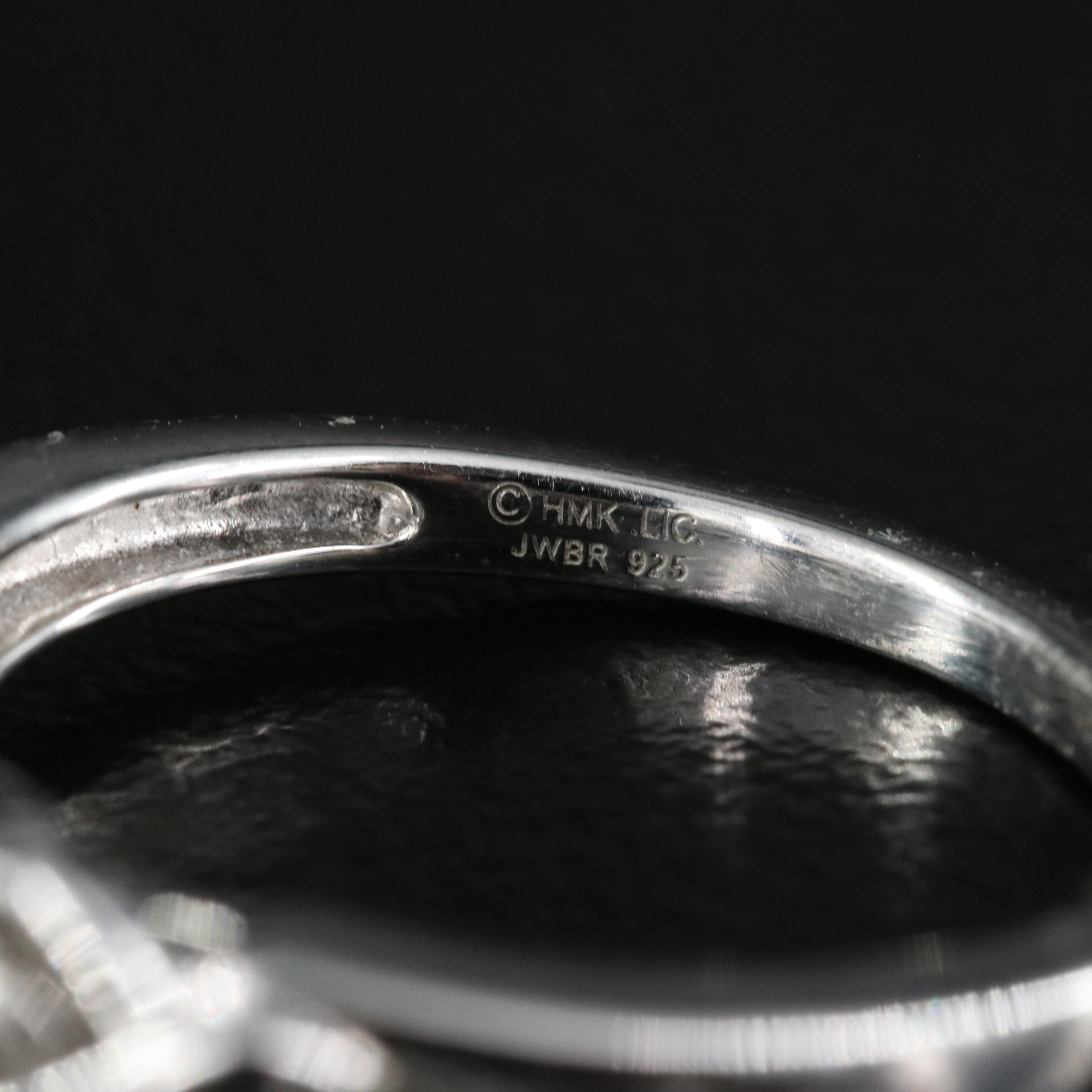 Sterling Diamond Ring