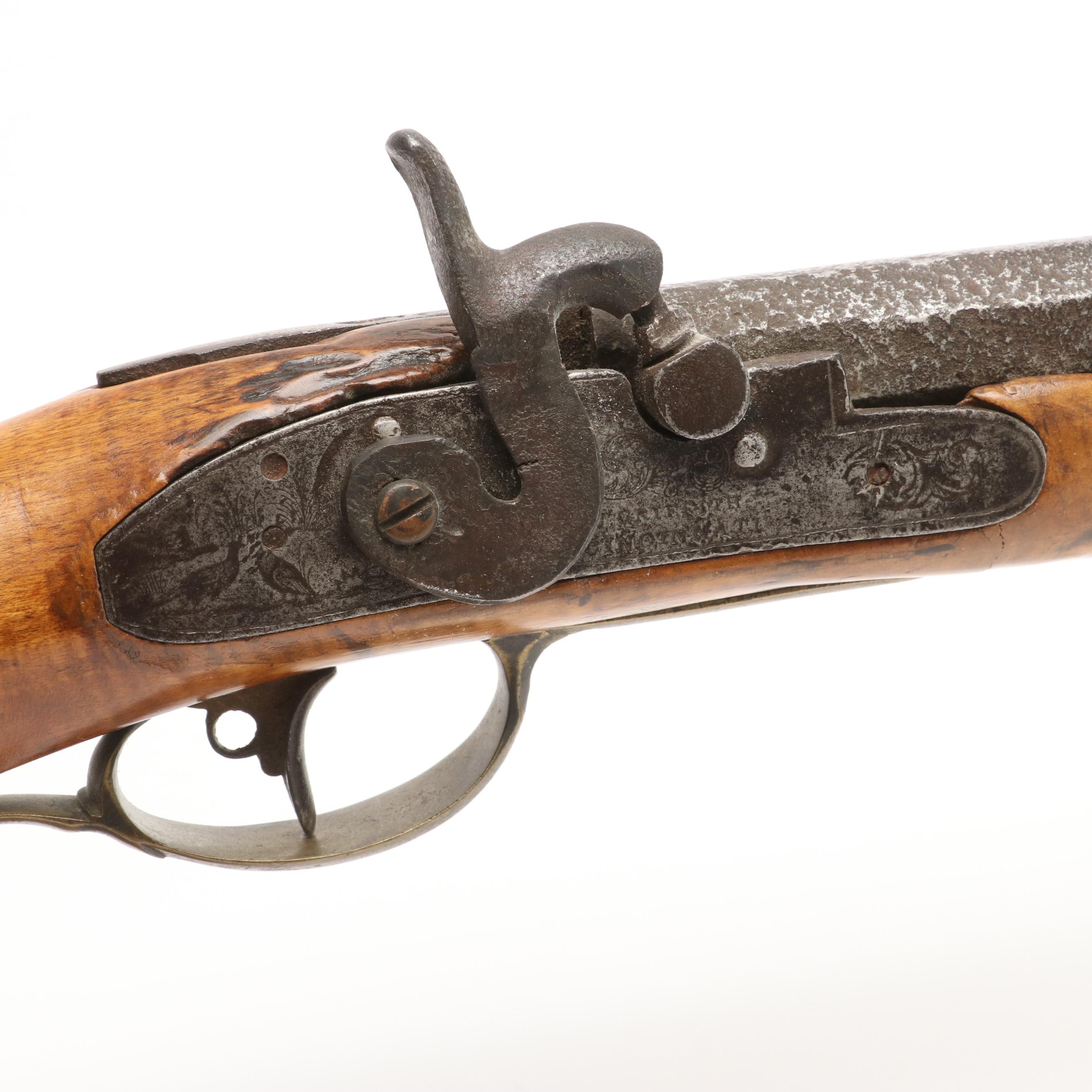 Antique John Griffith Percussion Cap Rifle