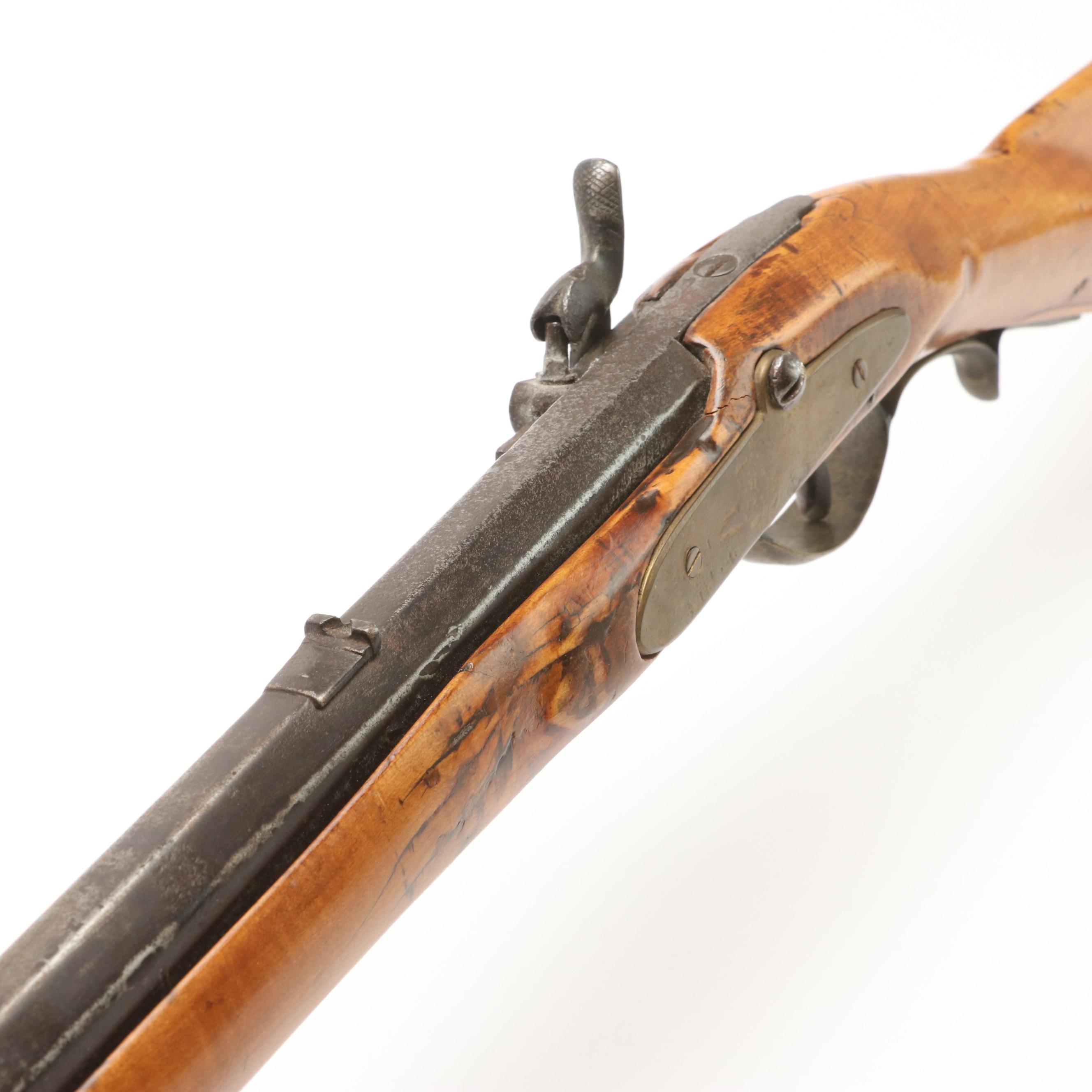 Antique John Griffith Percussion Cap Rifle