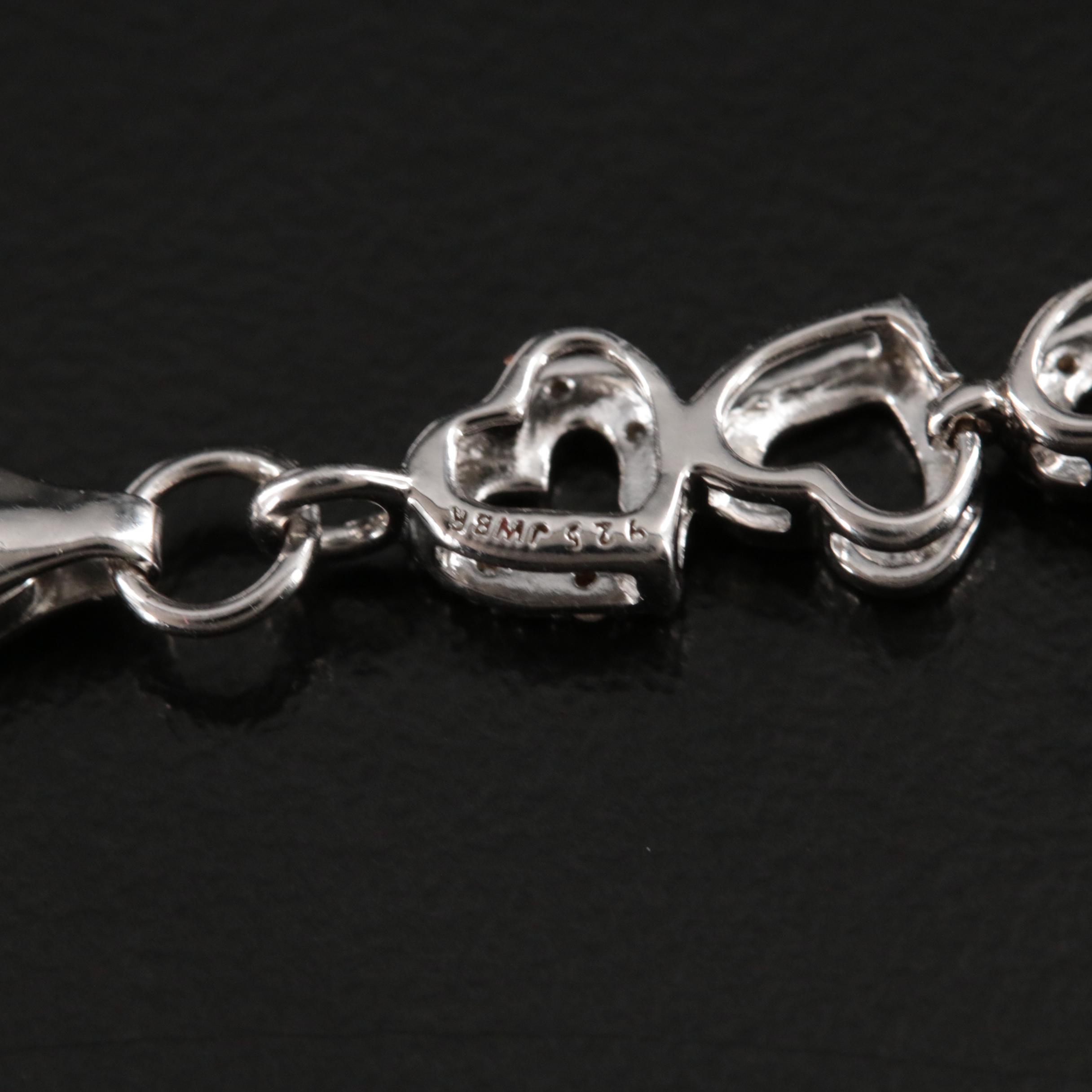 Sterling Heart Bracelet