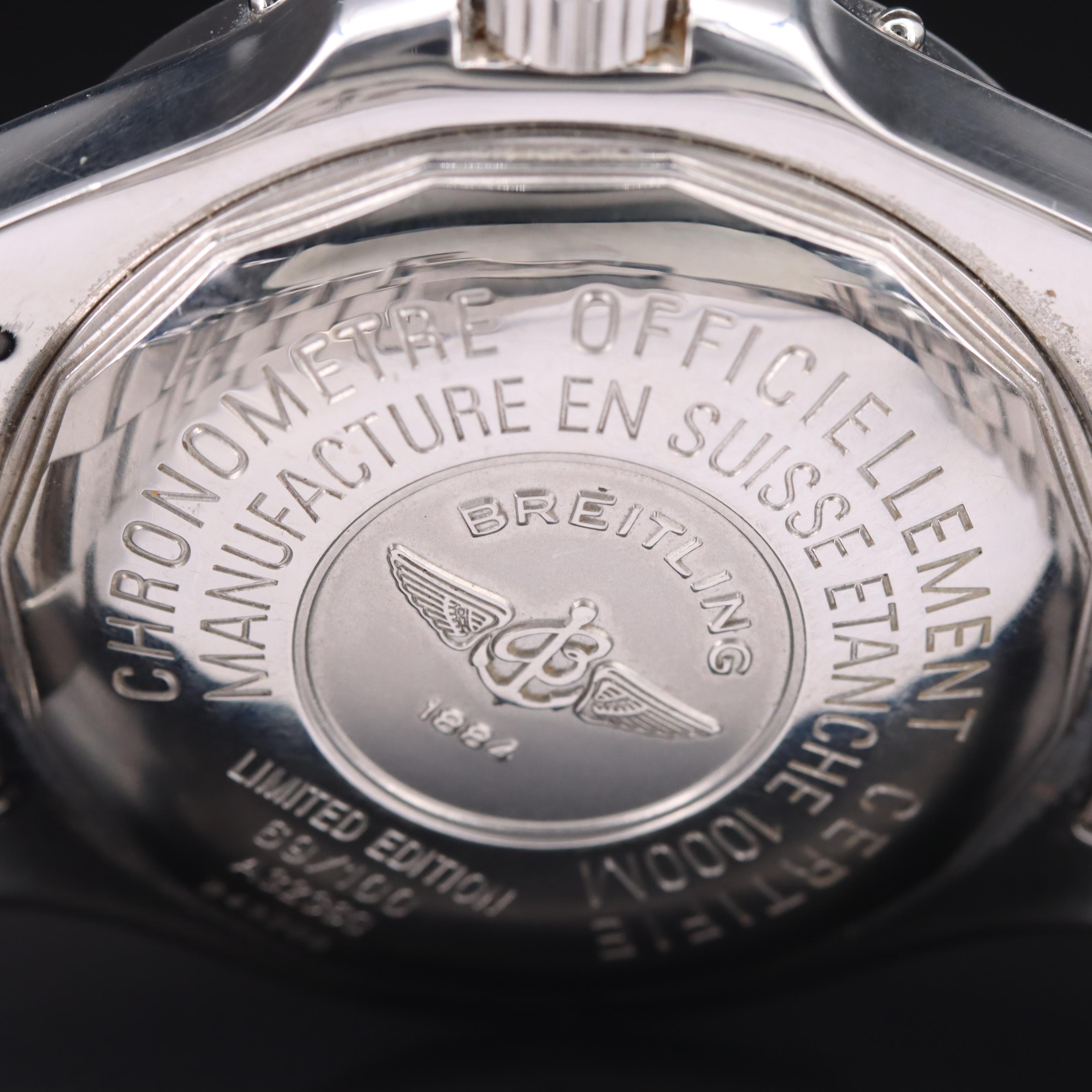 Breitling Superocean Steelfish Stainless Steel GMT Watch