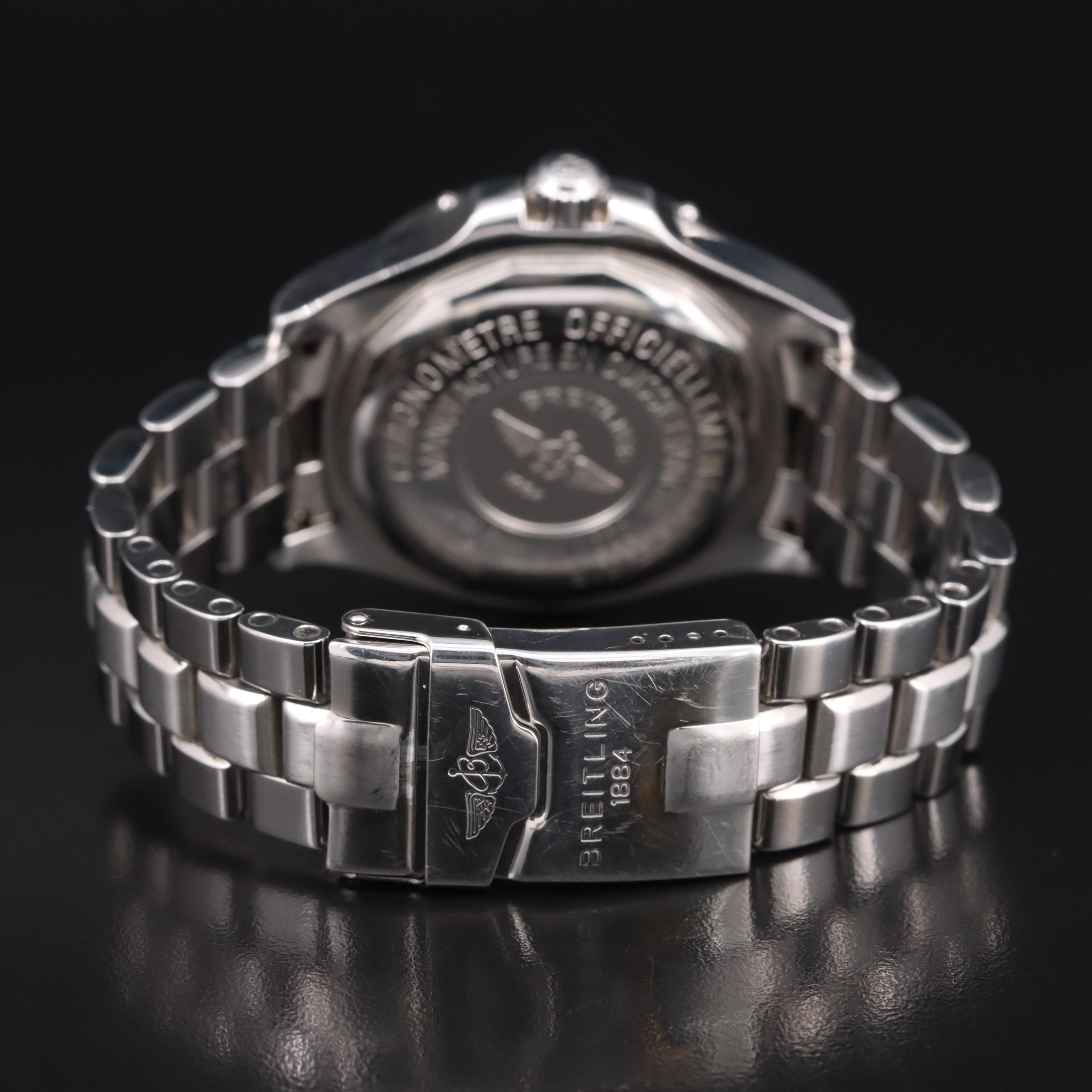 Breitling Superocean Steelfish Stainless Steel GMT Watch