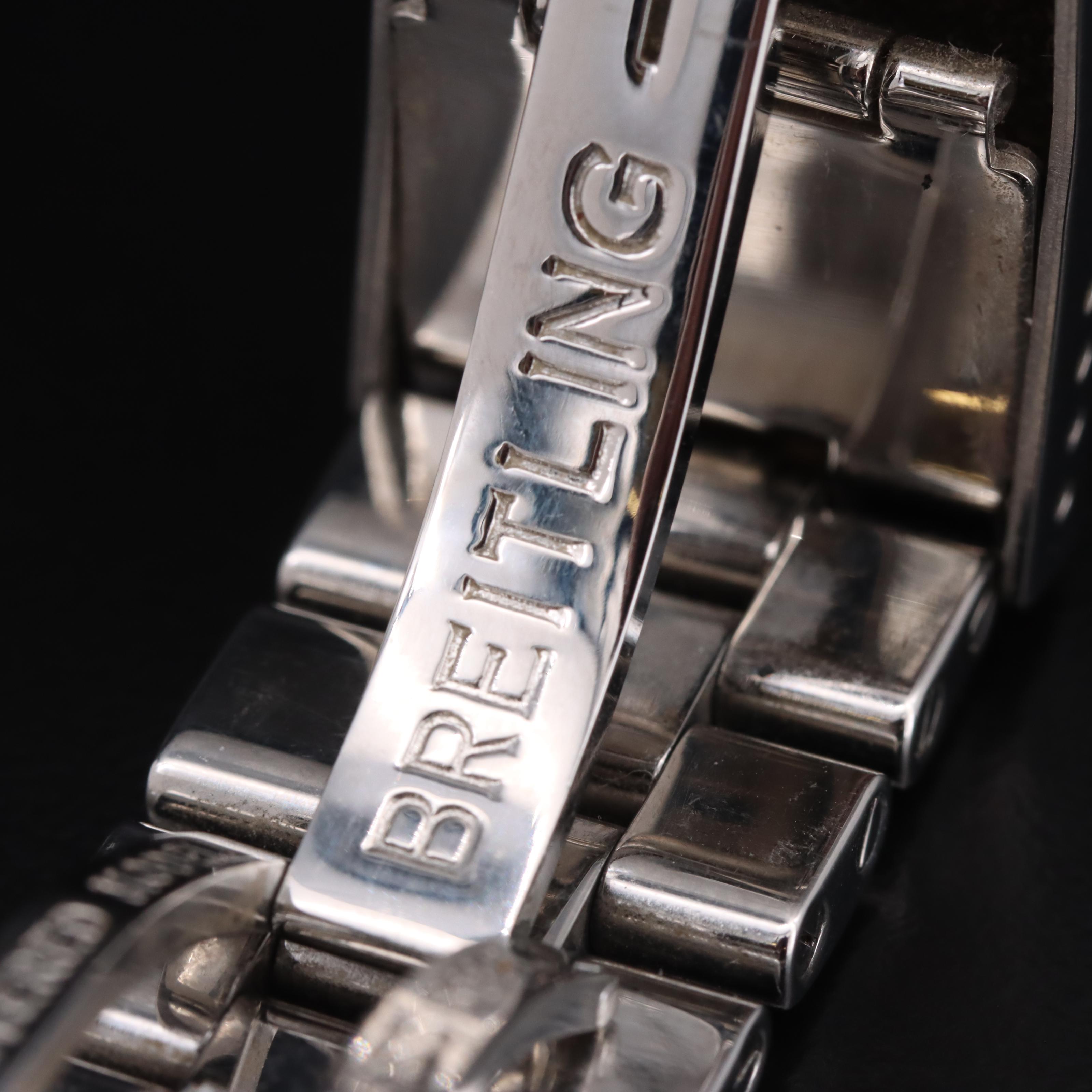 Breitling Superocean Steelfish Stainless Steel GMT Watch