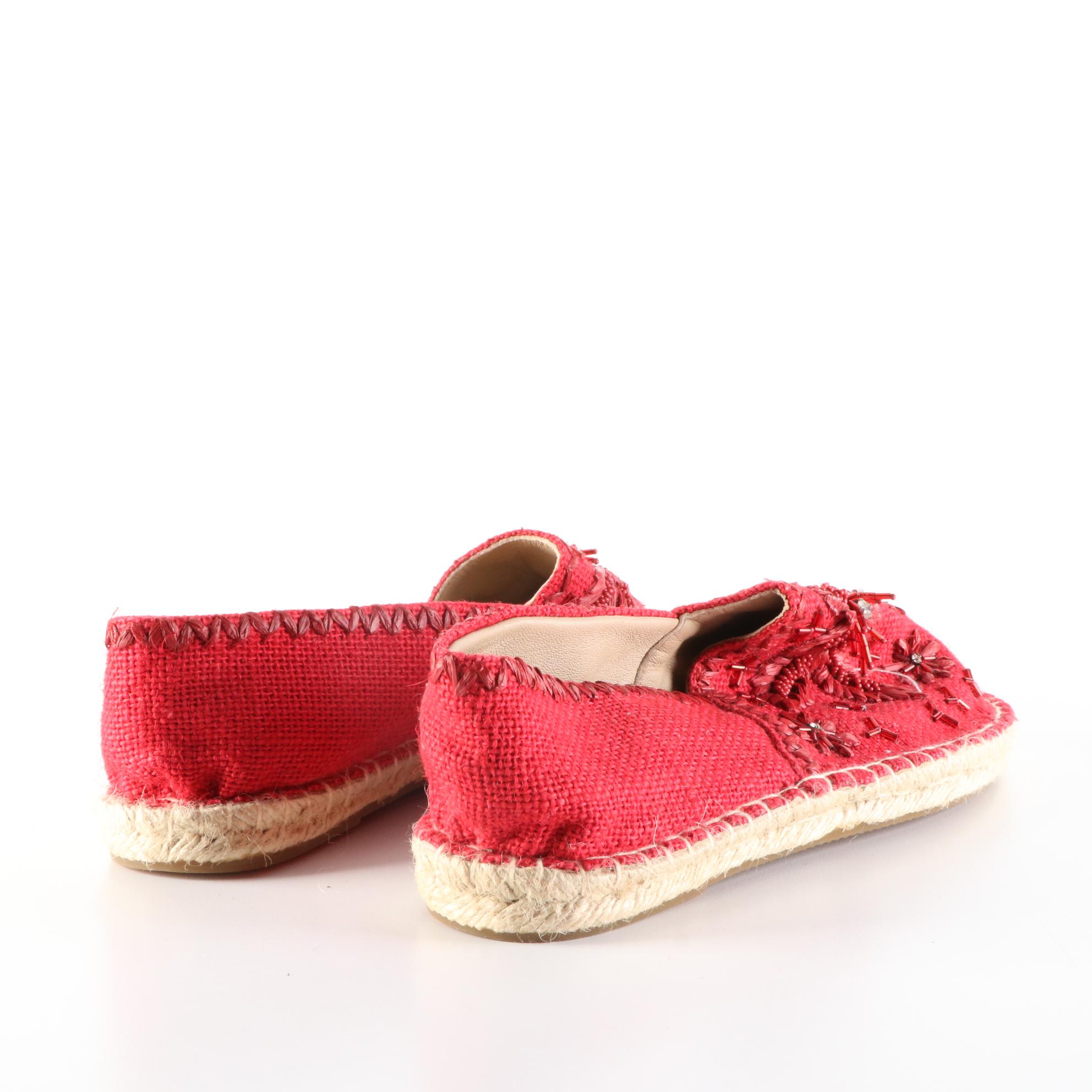 Antik Batik for Johnny Was Embellished Tori Espadrilles