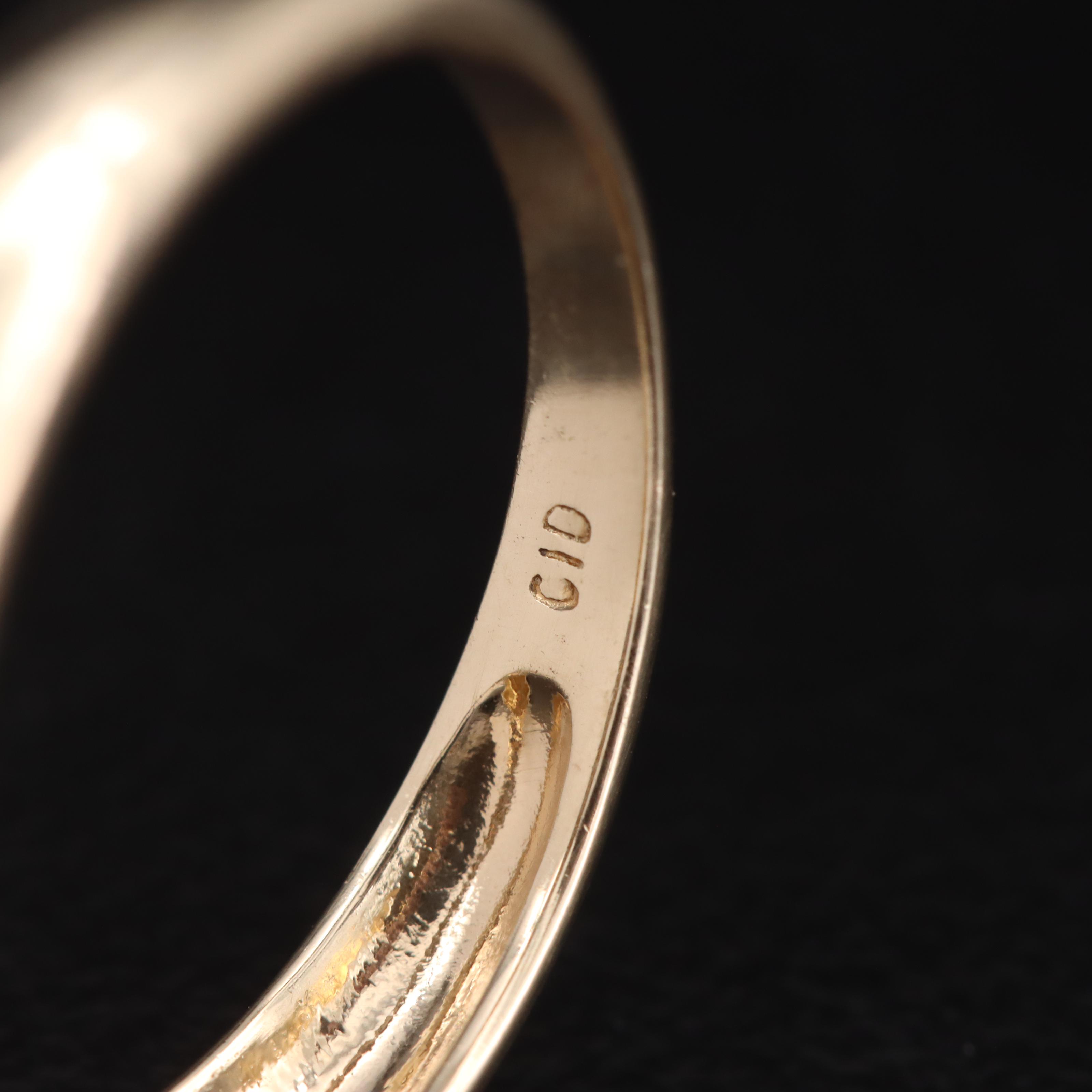 10K Pearl and Sapphire Ring