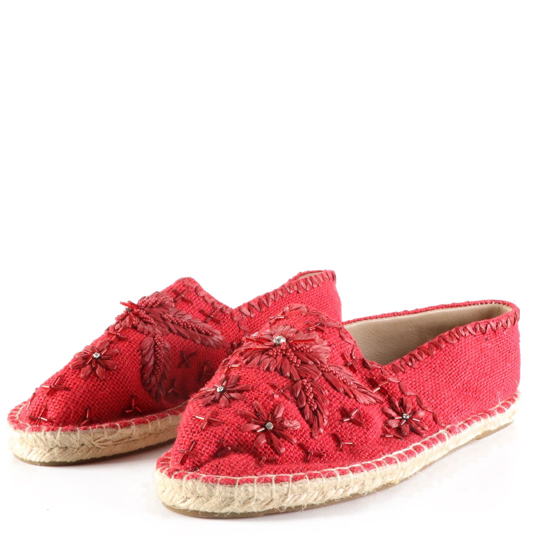 Antik Batik for Johnny Was Embellished Tori Espadrilles