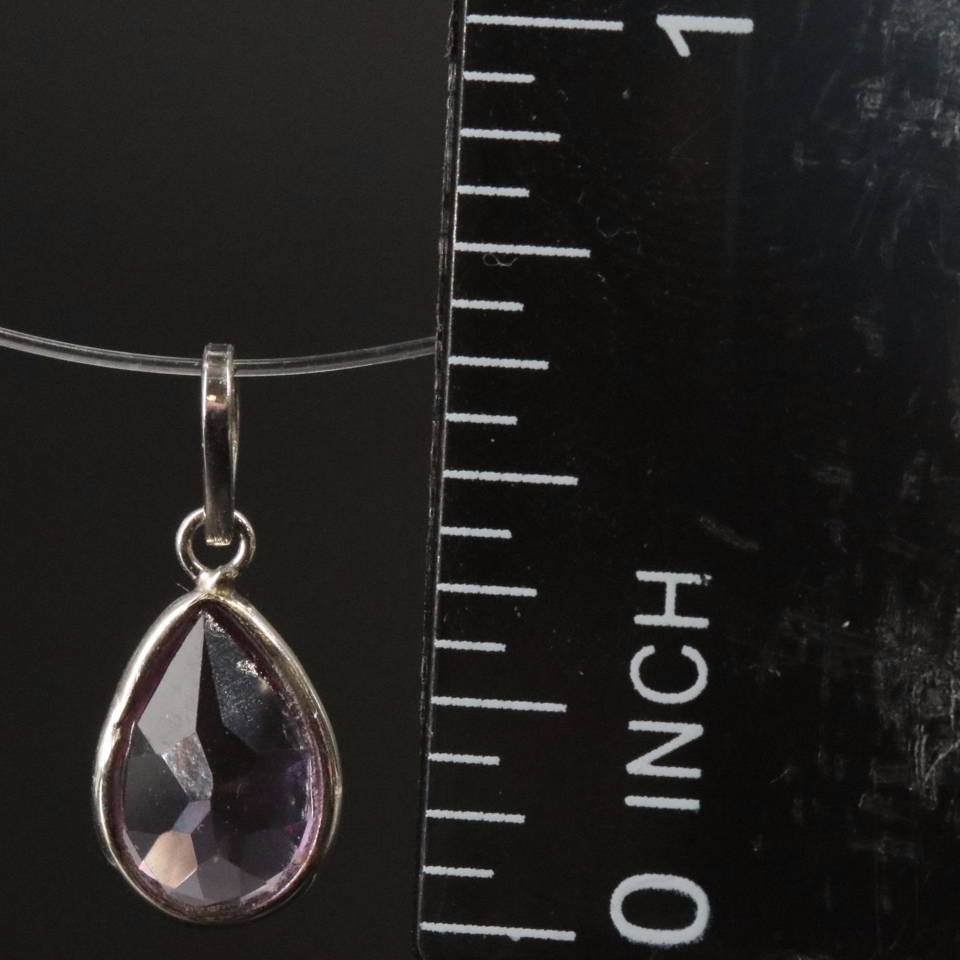14K Amethyst Pendant