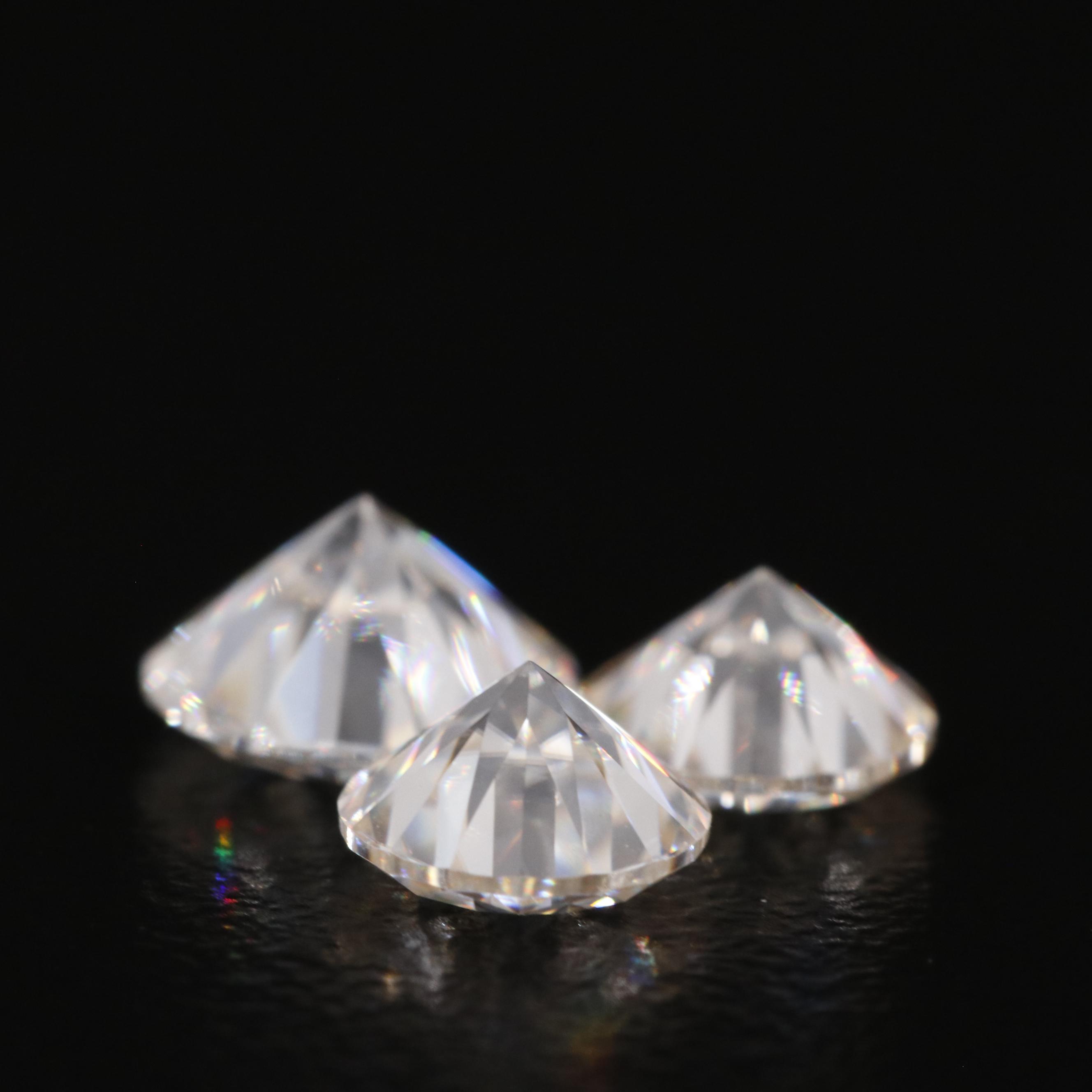 Loose 2.09 CTW Moissanite Lot