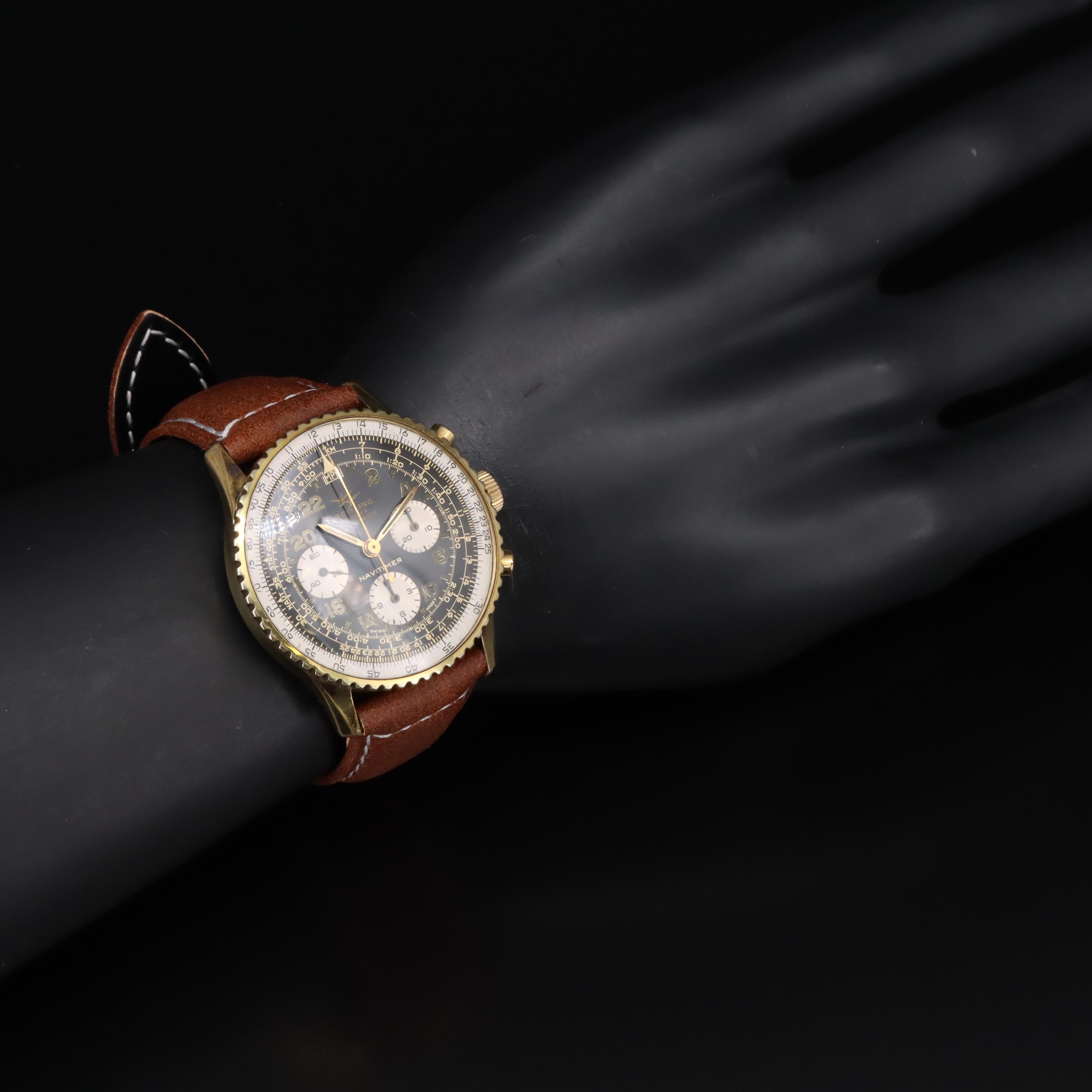 Vintage Breitling Double Plane Logo Navitimer-Cosmonaute Watch