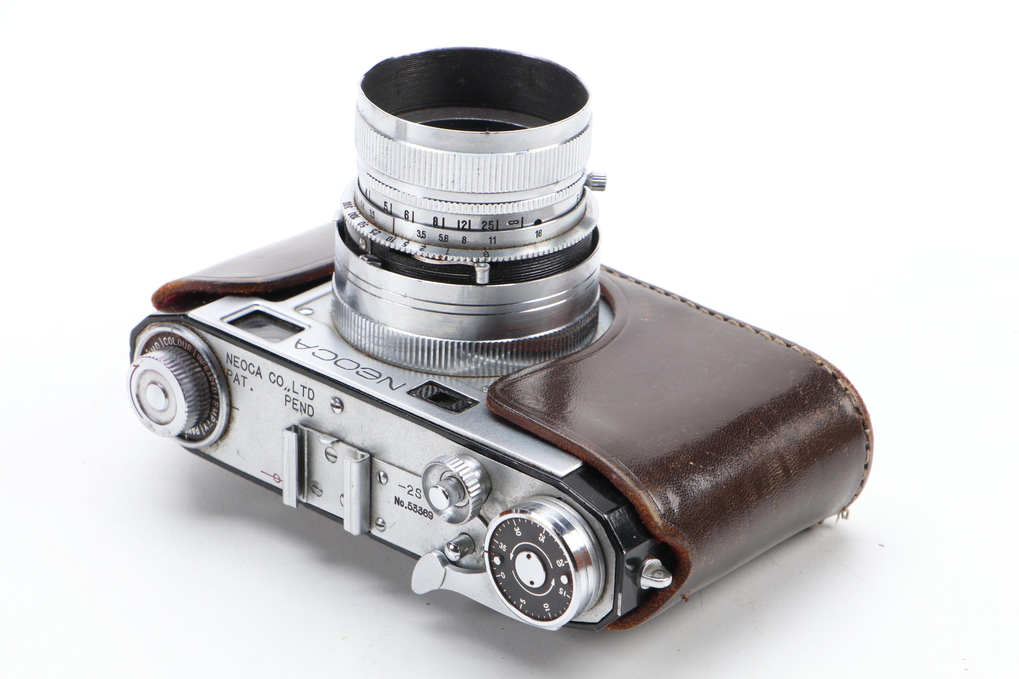 Neoca 35mm Camera, Box Camera, Wittnauer Movie Camera, Lights, Flash