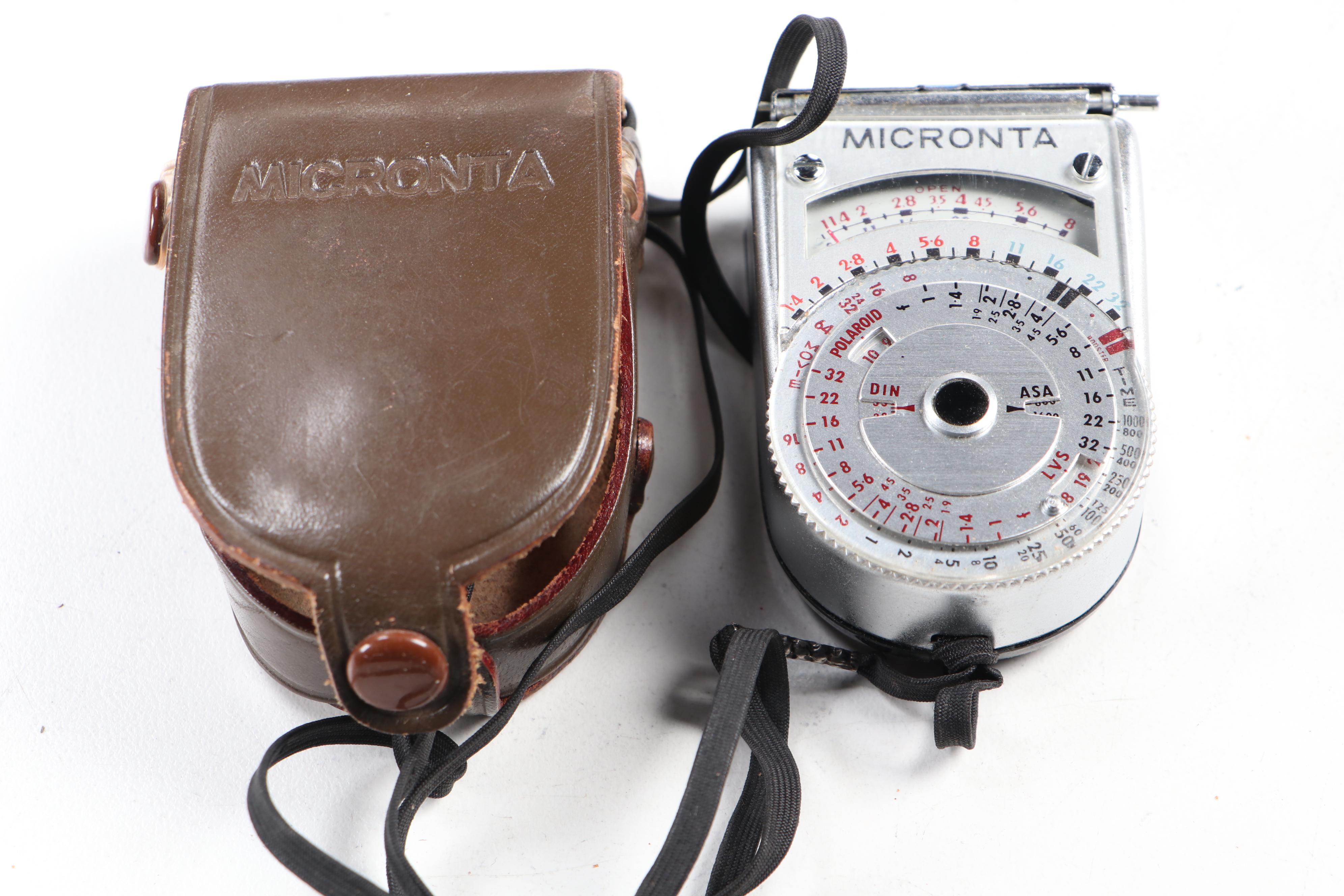 Neoca 35mm Camera, Box Camera, Wittnauer Movie Camera, Lights, Flash