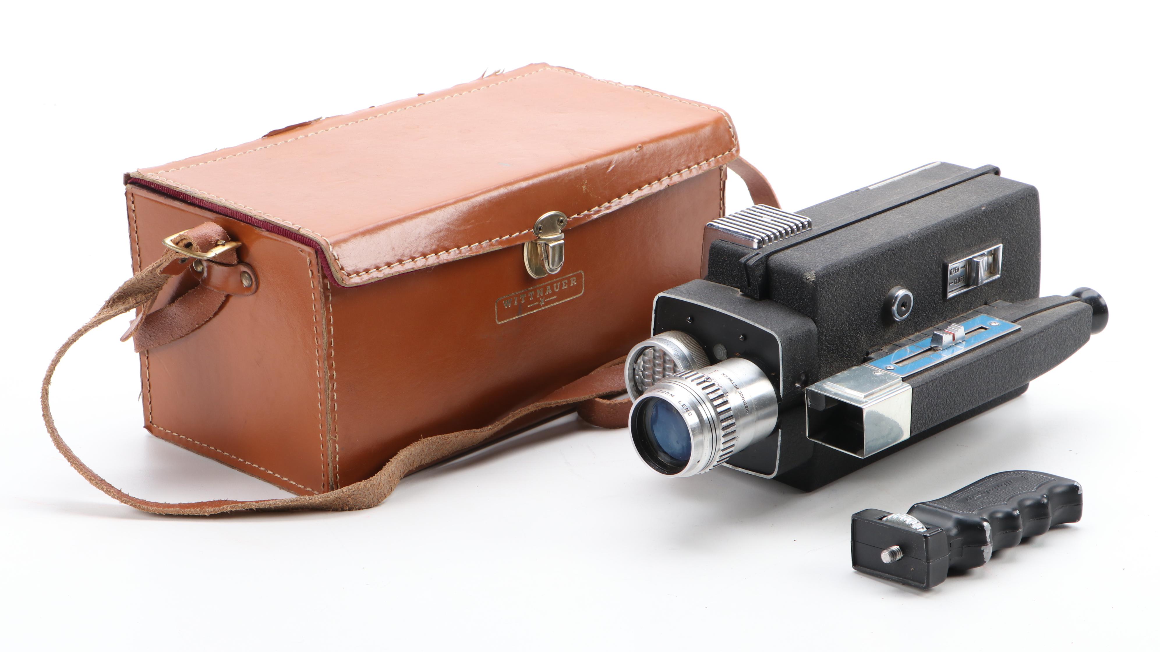 Neoca 35mm Camera, Box Camera, Wittnauer Movie Camera, Lights, Flash