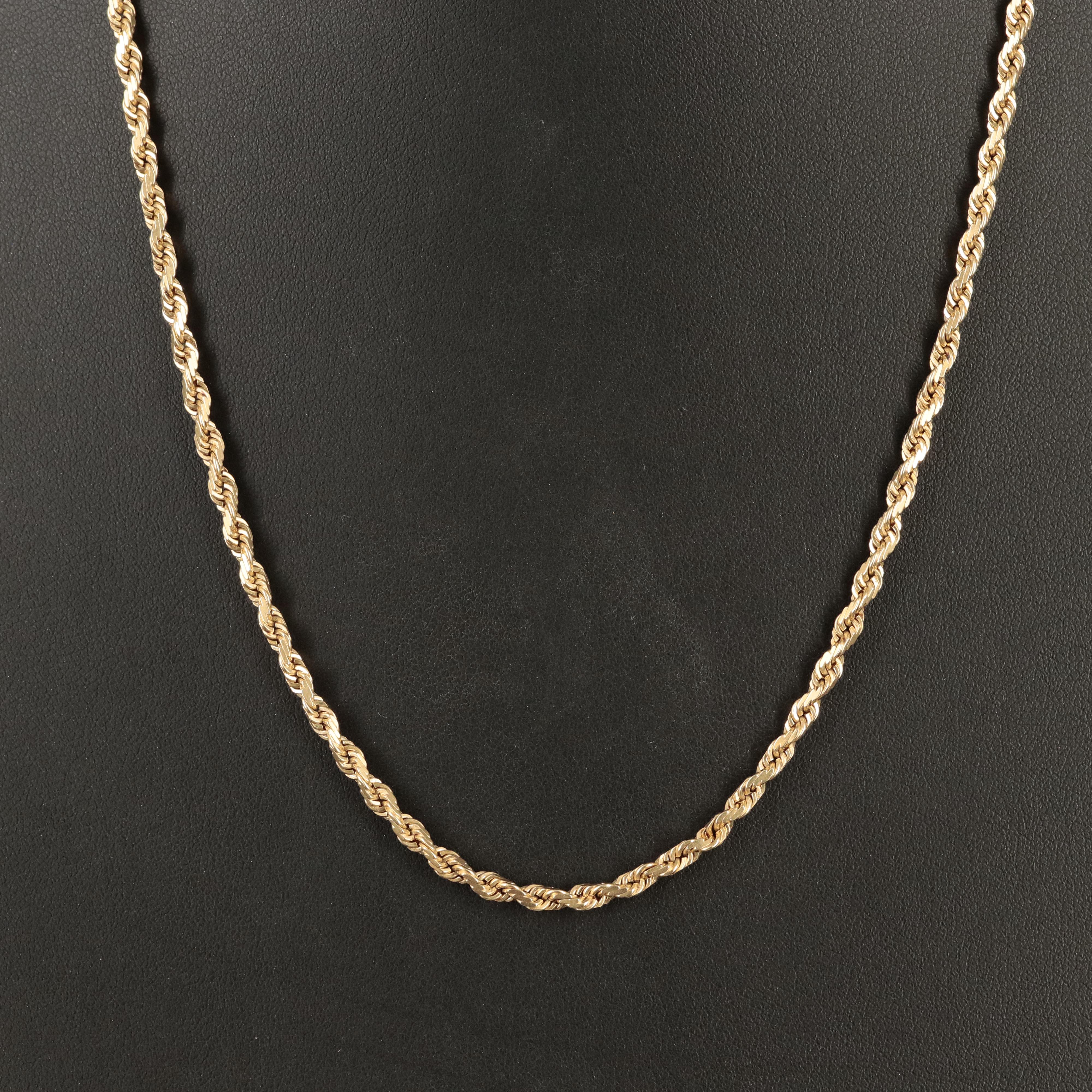 14K Rope Chain