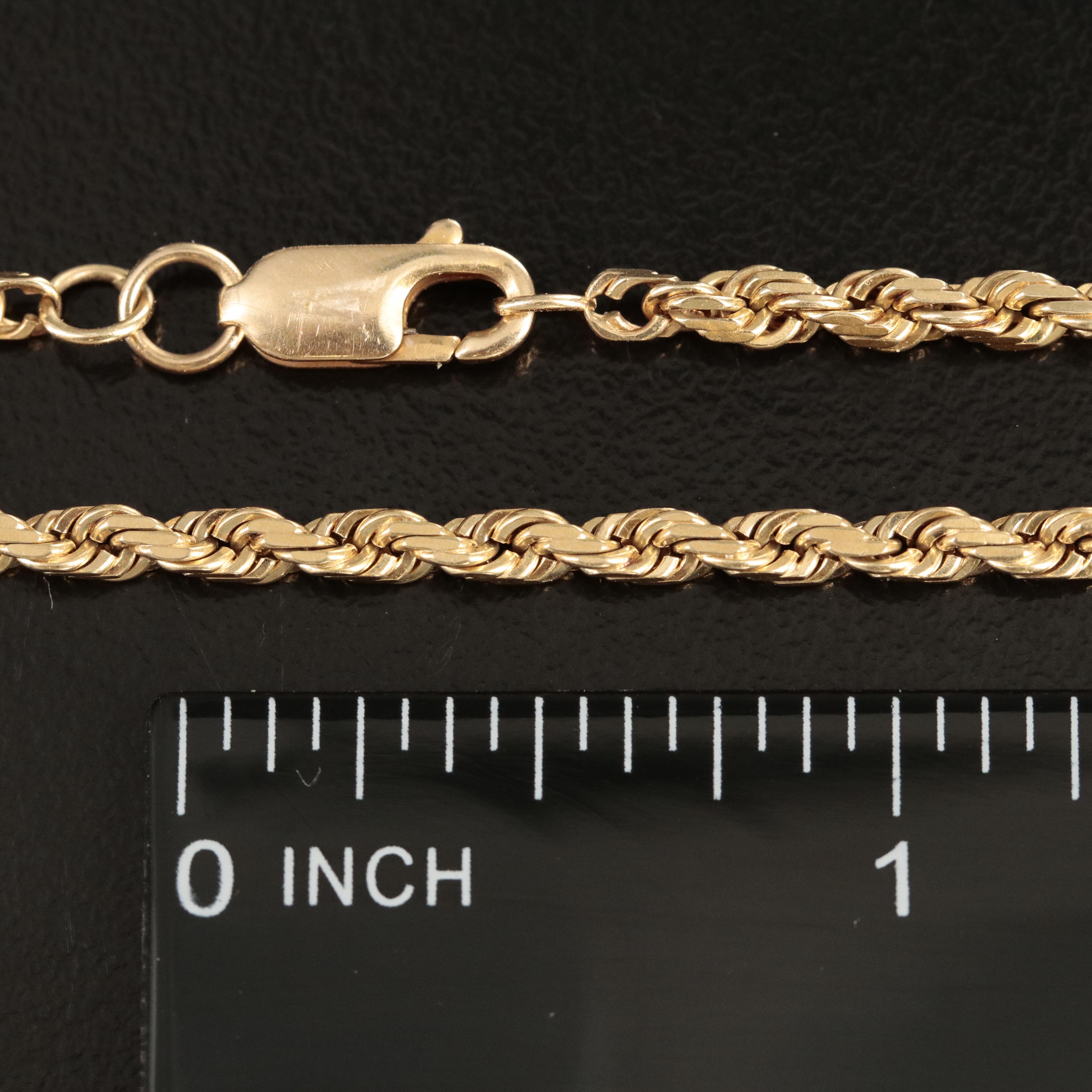 14K Rope Chain