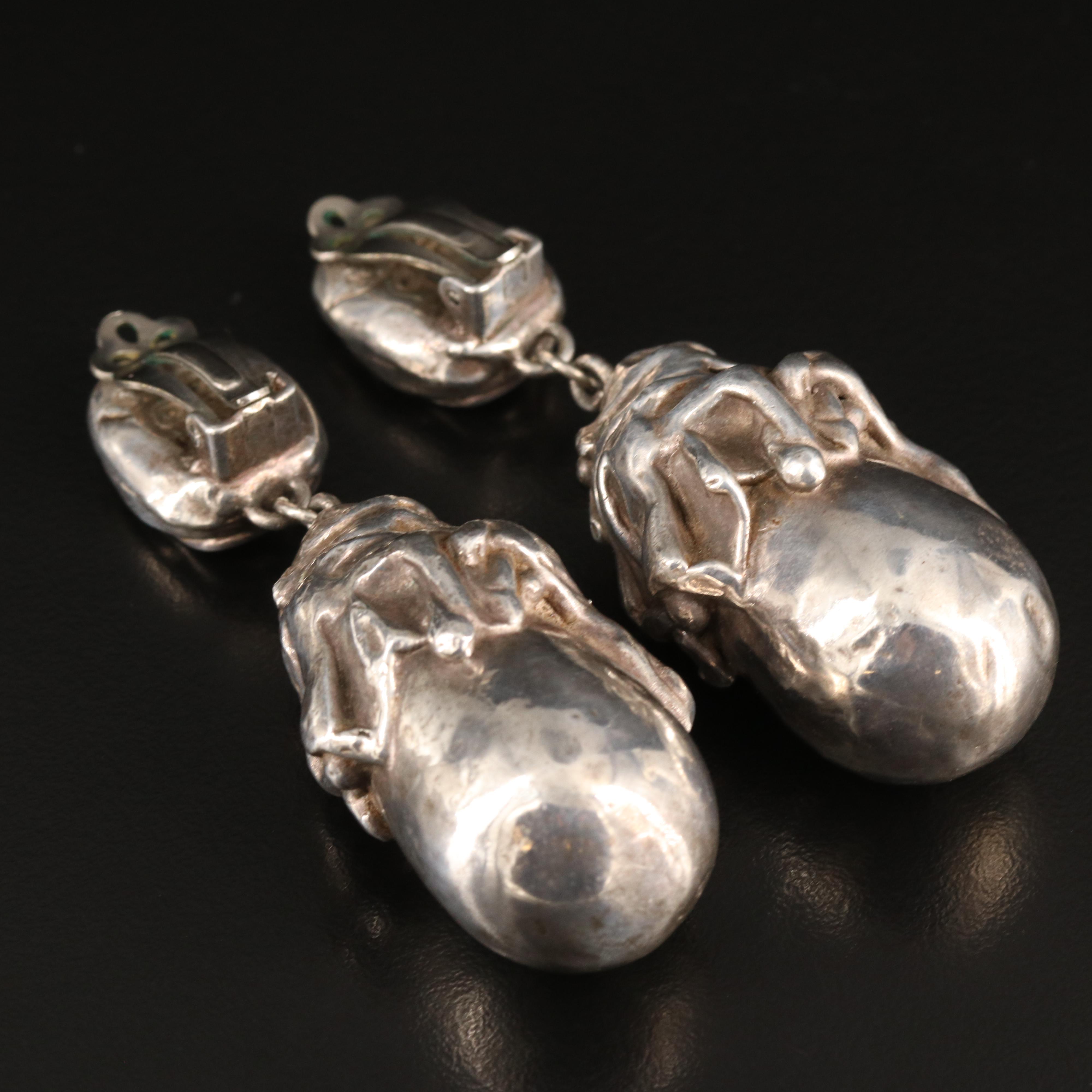 Vintage Fine Silver Earrings