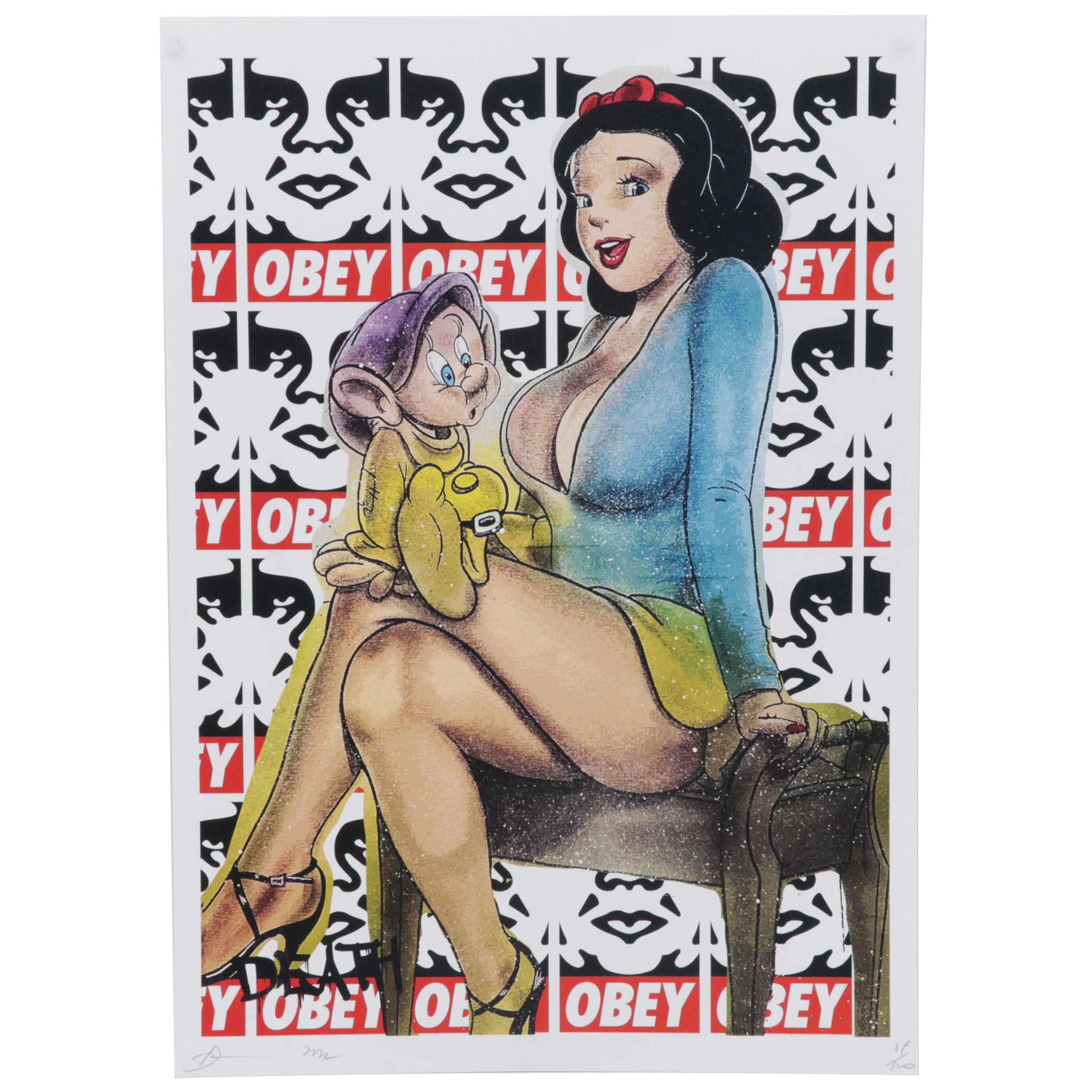 Death NYC Pop Art Digital Print "Snow White"
