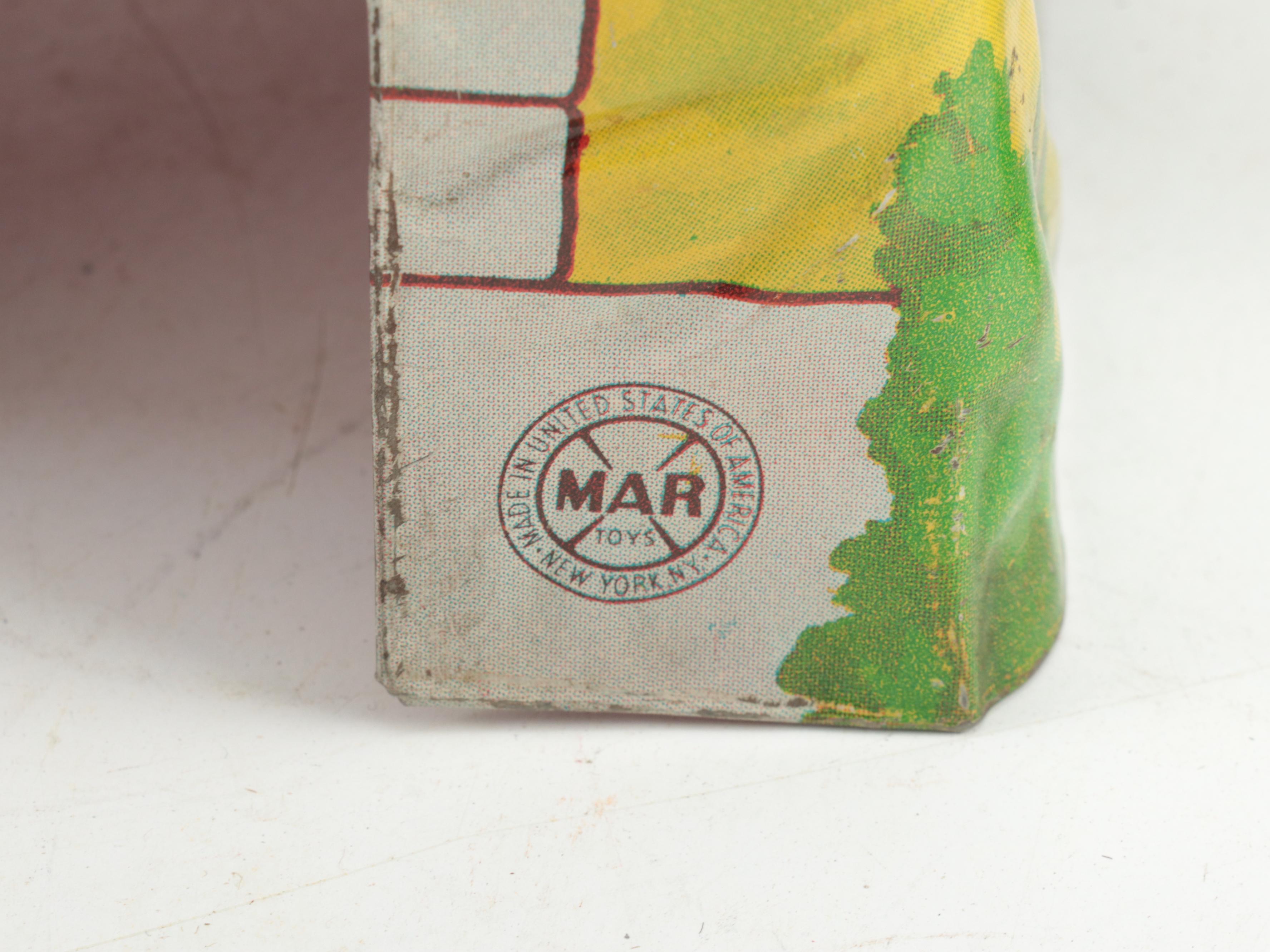 Louis Marx & Co. Stream Line Electric Train Set and Tunnel, Mid-20th Century