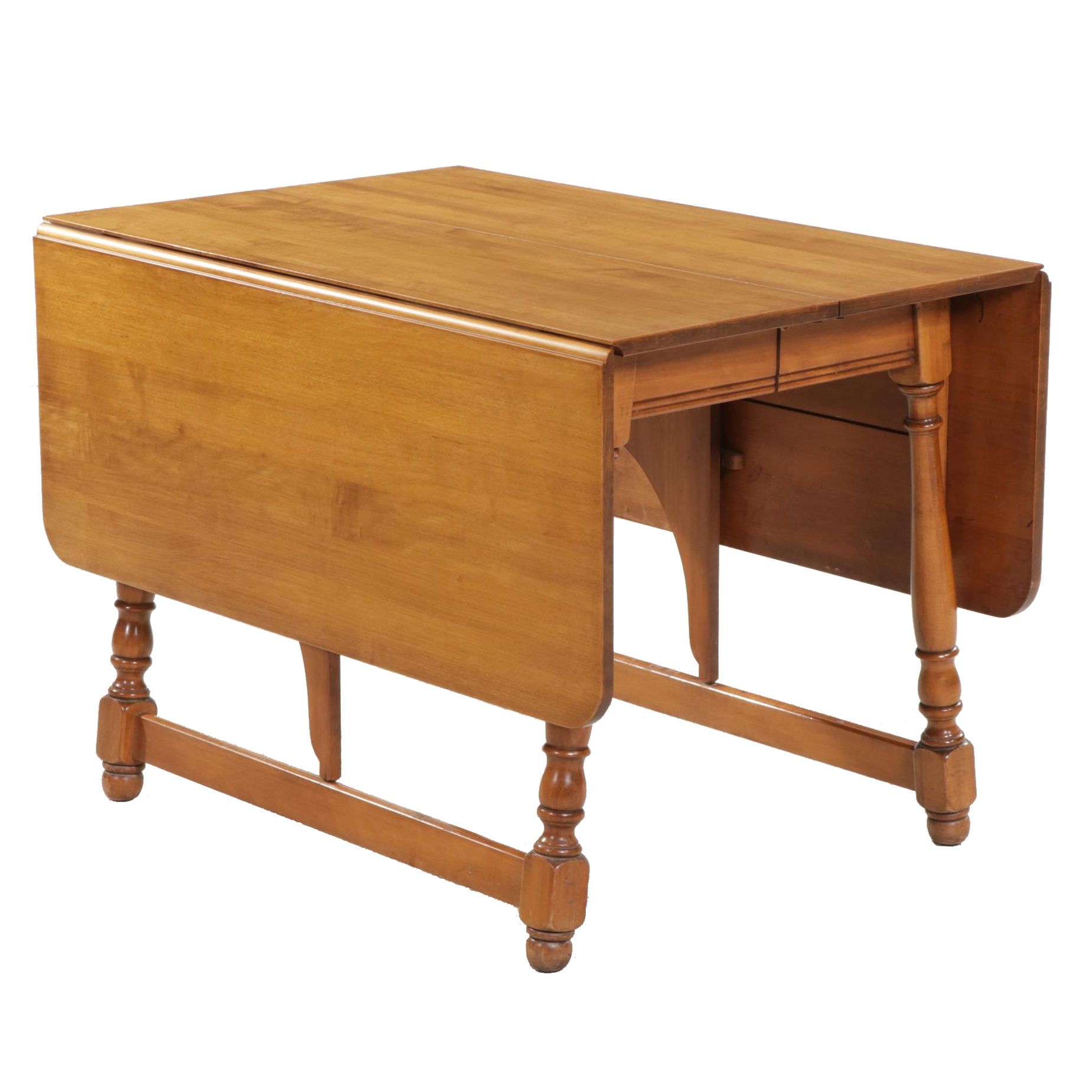 Maple Drop Leaf Dining Table, Late 20th Century