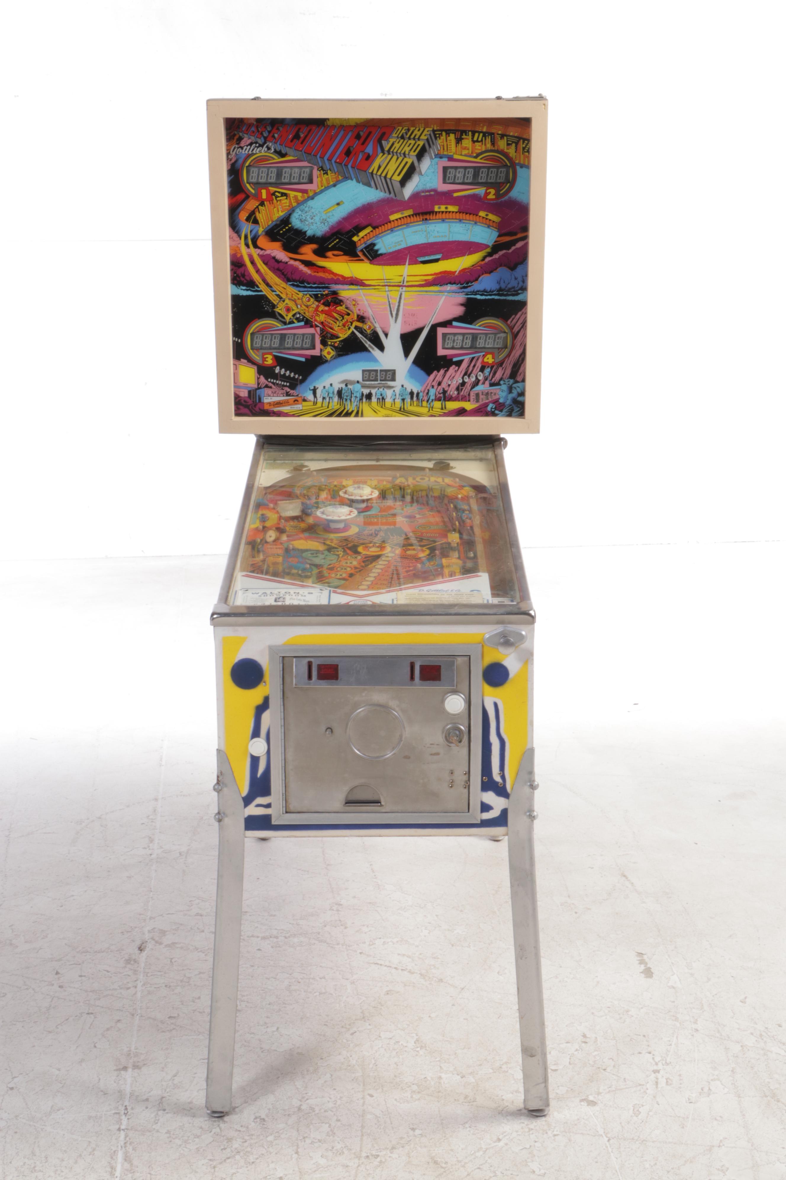 Gottlieb's "Close Encounters of the Third Kind" Pinball Machine, 1978