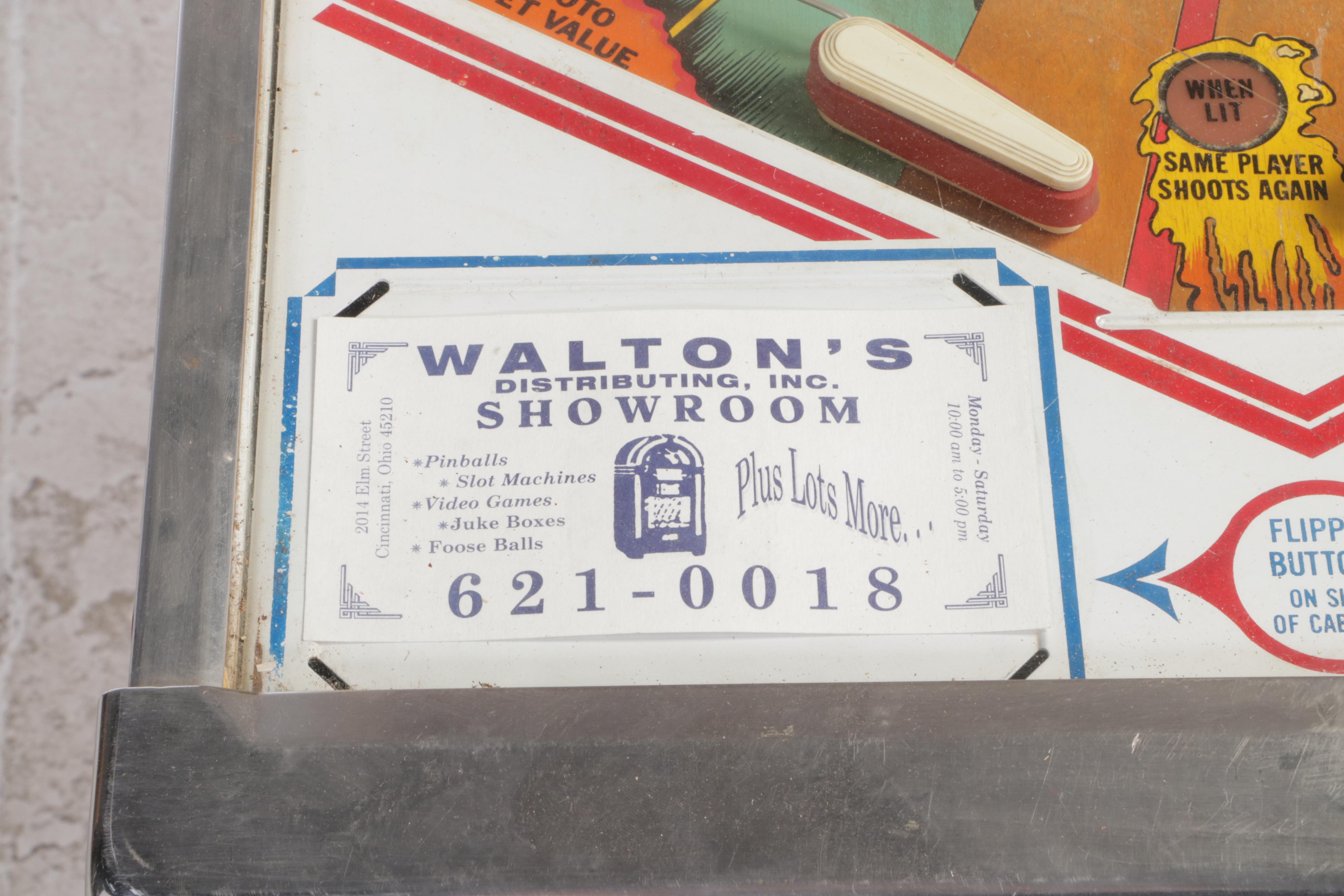 Gottlieb's "Close Encounters of the Third Kind" Pinball Machine, 1978