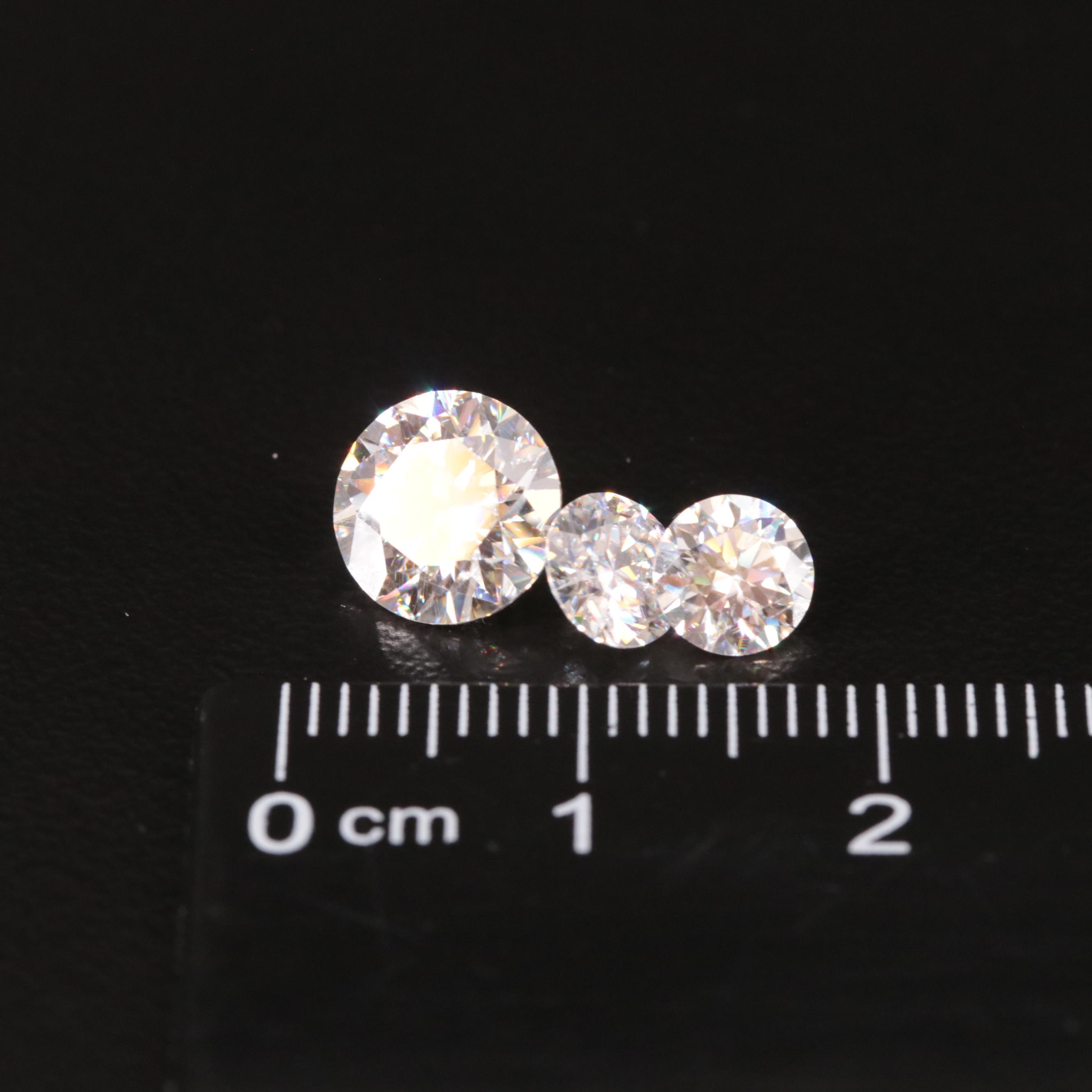 Loose 2.87 CTW Moissanite