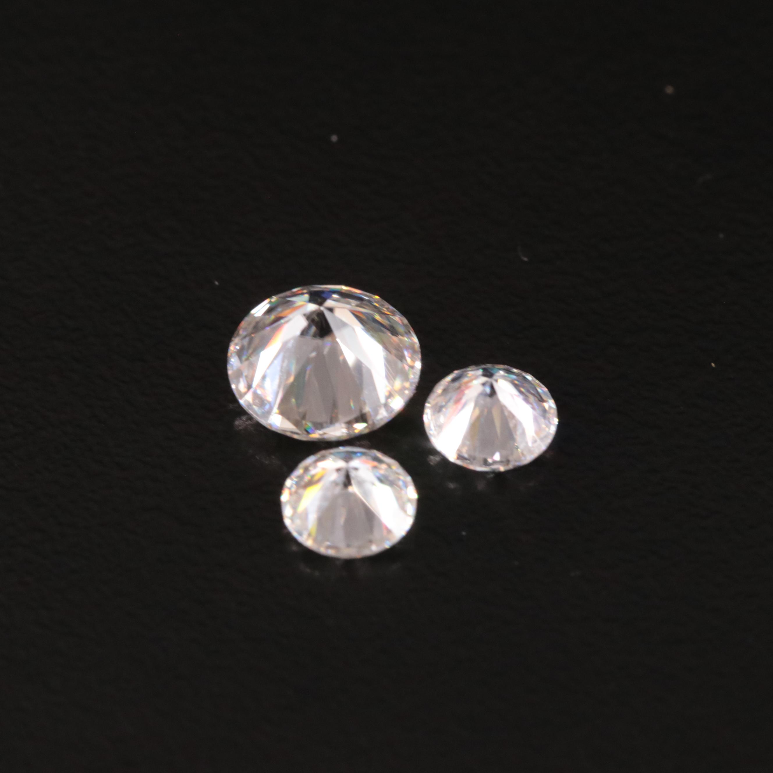 Loose 2.87 CTW Moissanite