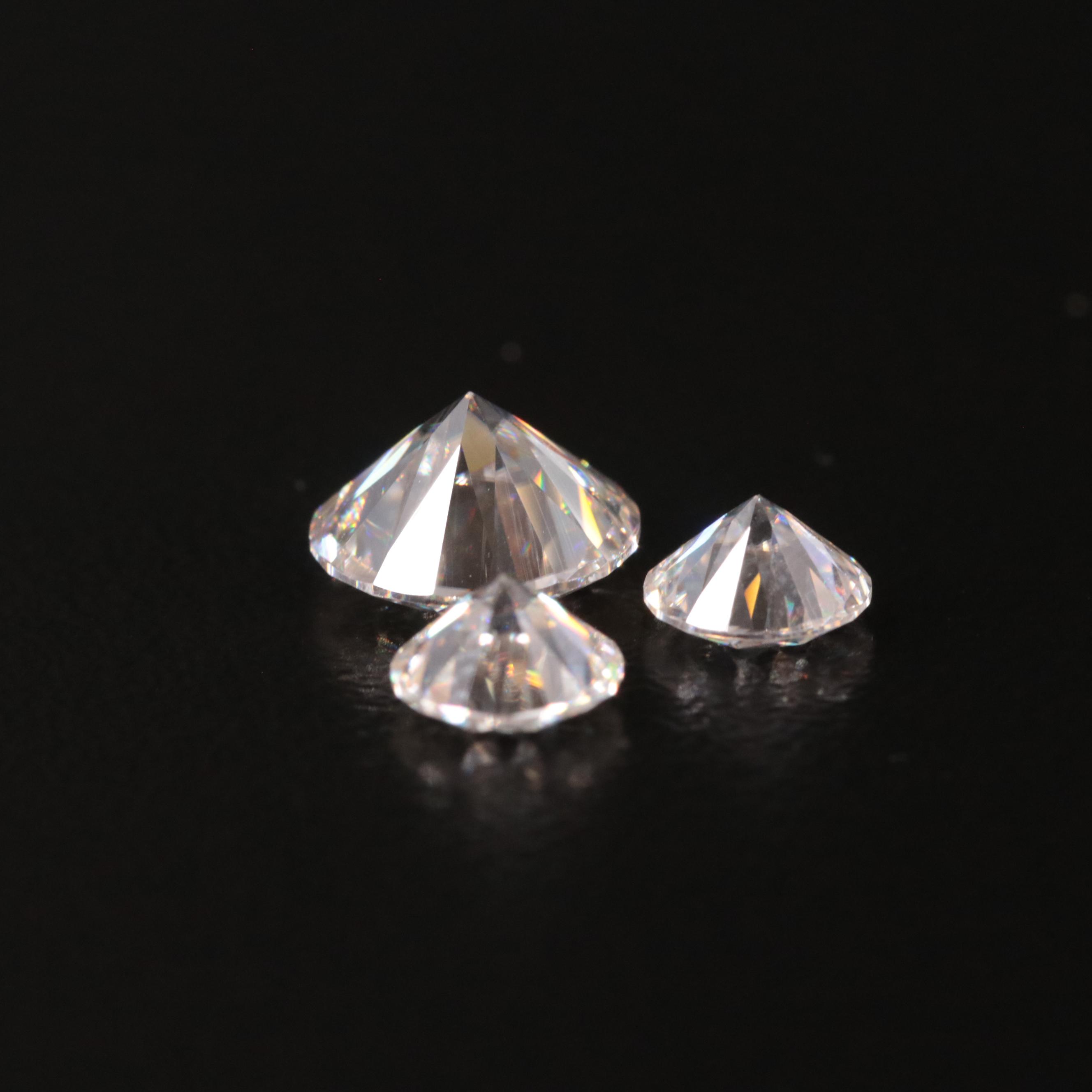 Loose 2.87 CTW Moissanite