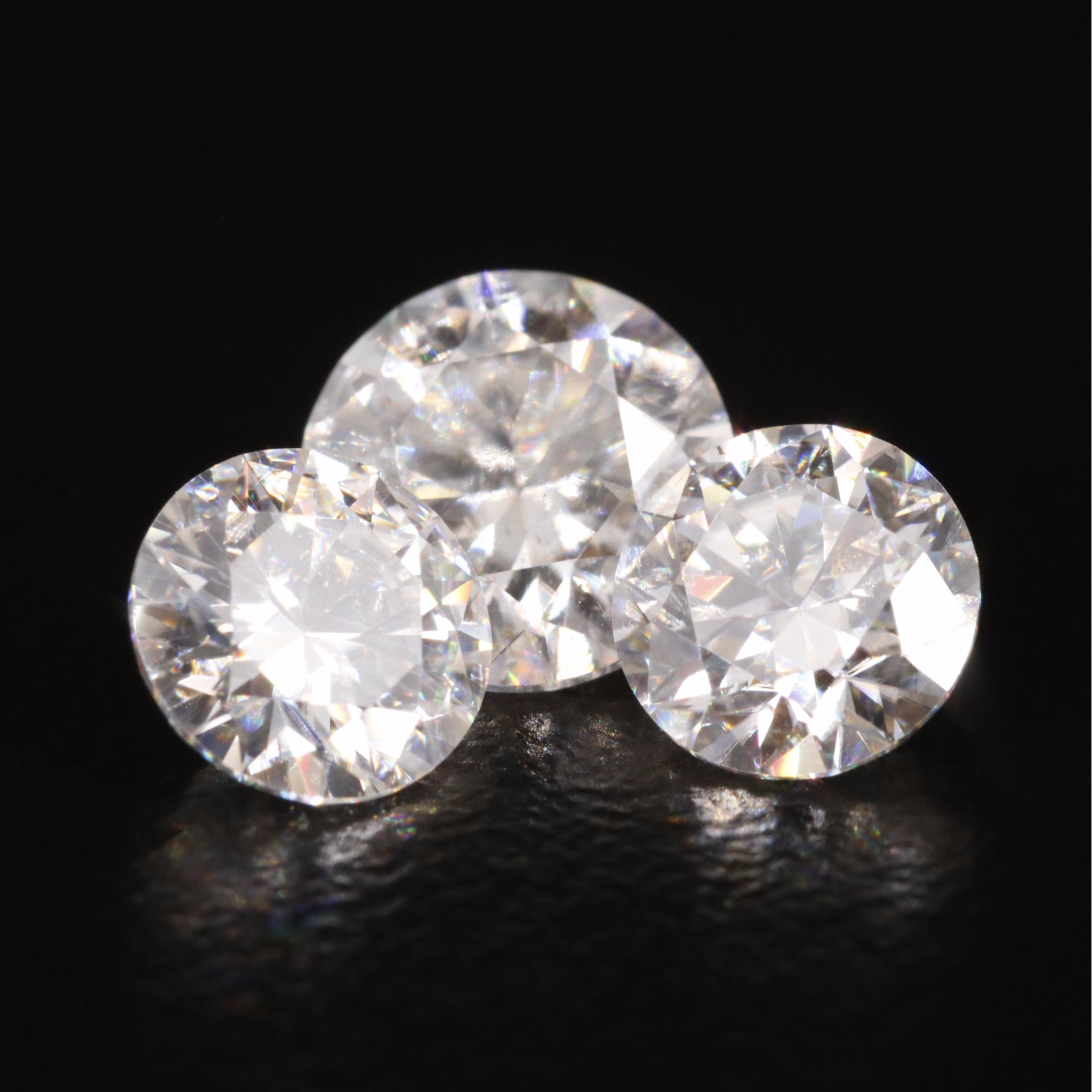 Loose 2.09 CTW Moissanite Lot