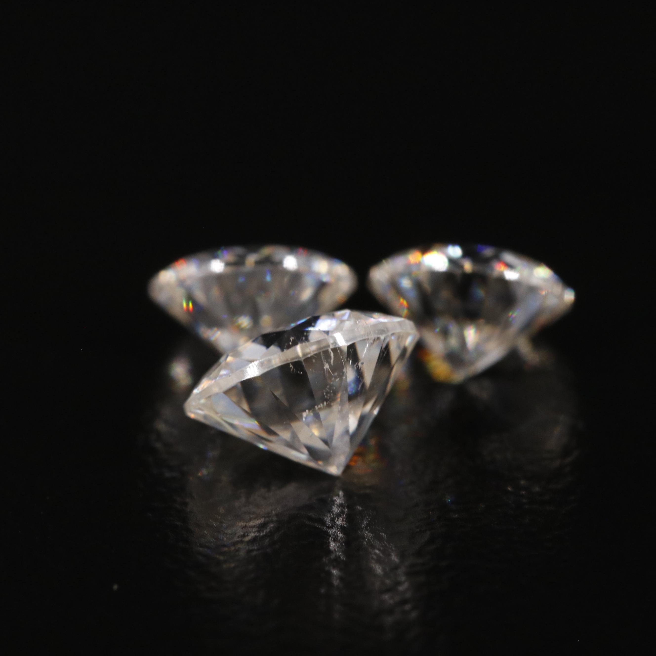 Loose 2.09 CTW Moissanite Lot
