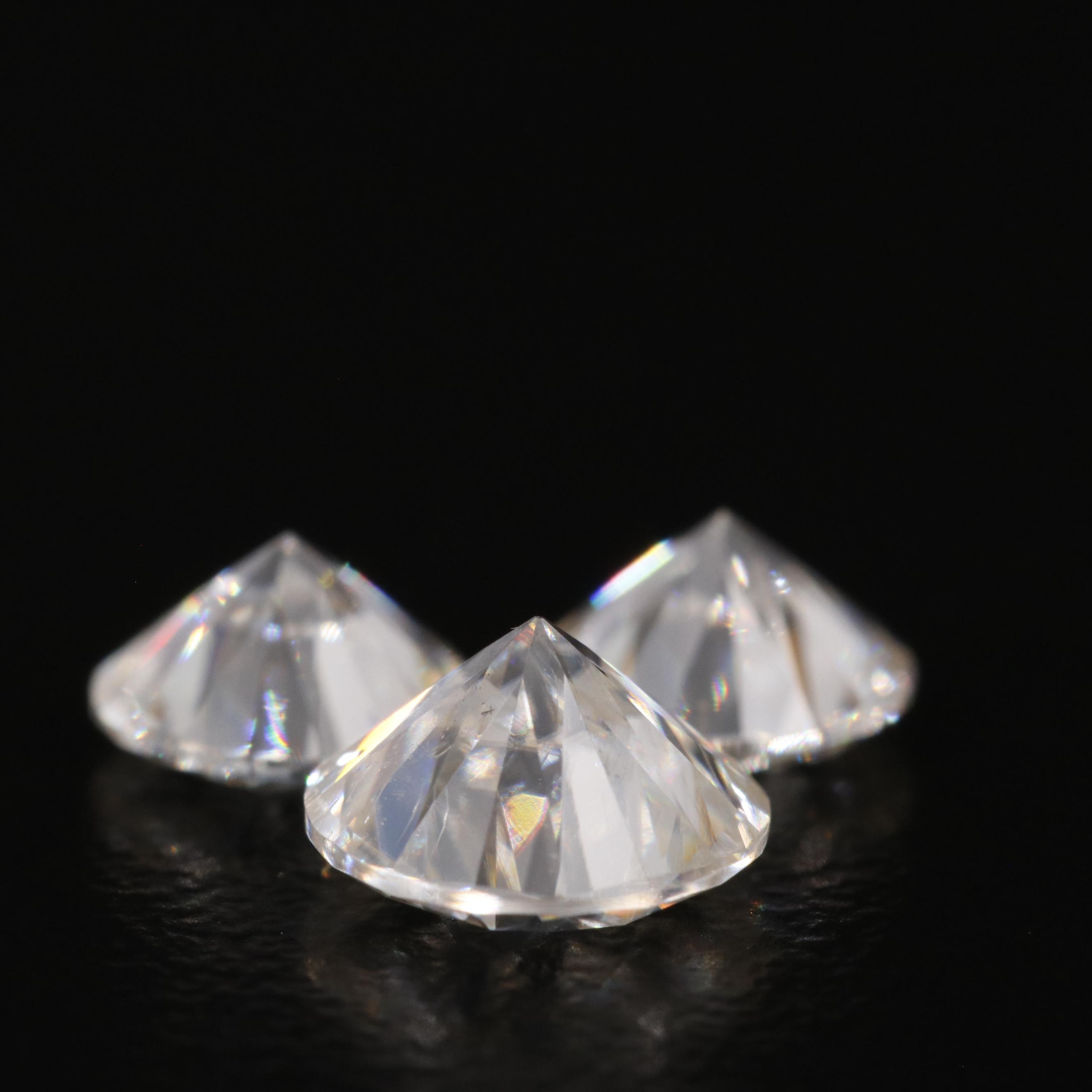 Loose 2.09 CTW Moissanite Lot