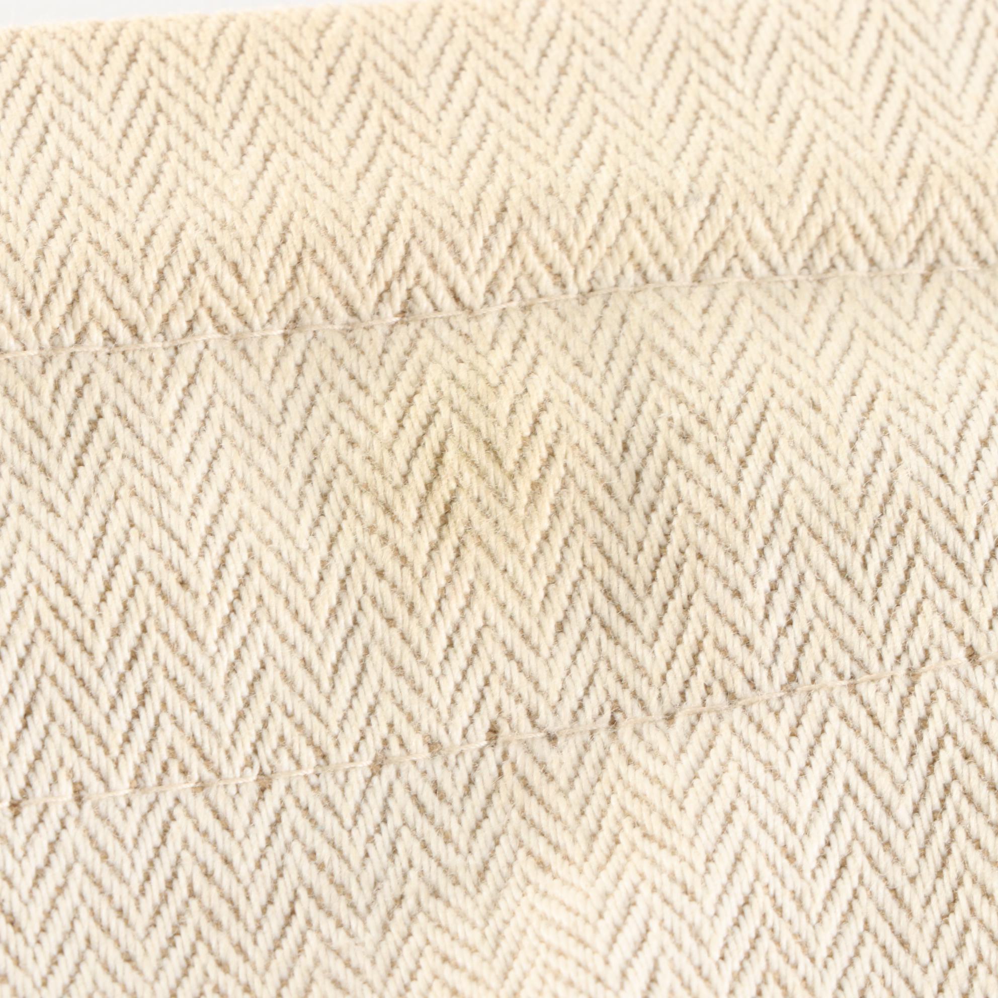 Hermès Aline Grooming Bag in Herringbone Canvas and Leather