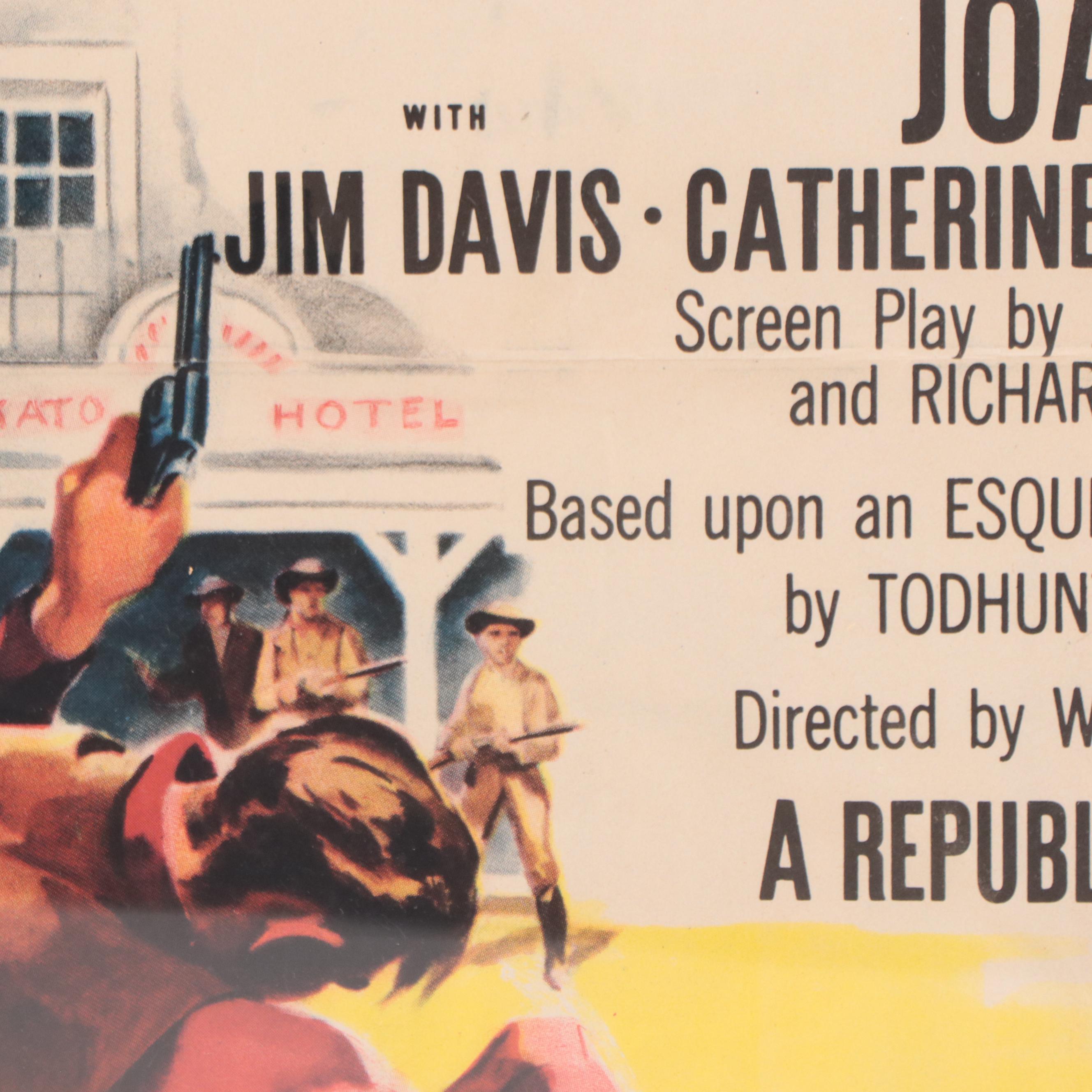 "The Outcast" Movie Release Poster, 1954